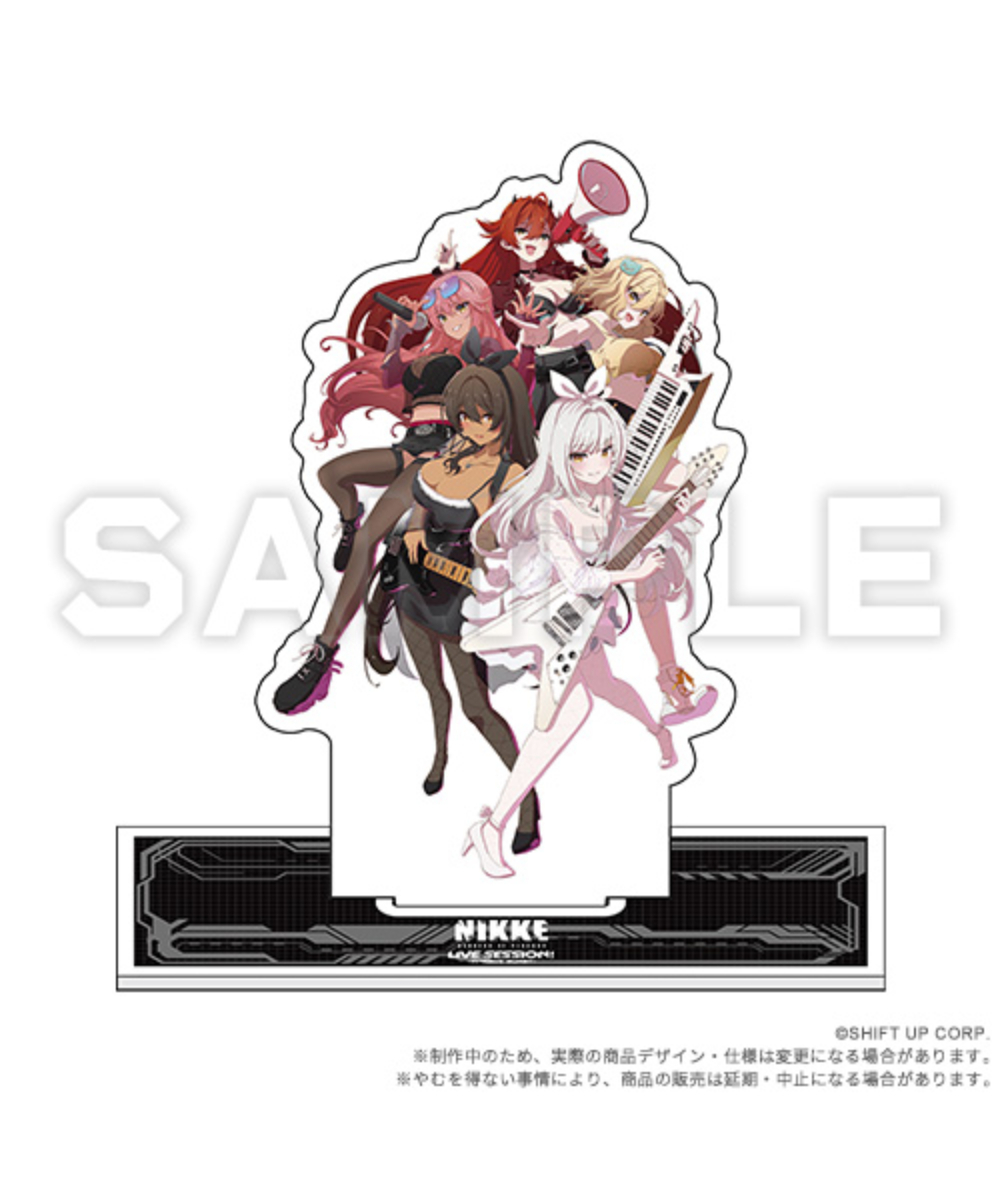 預購-勝利女神：妮姬 LIVE SESSION！～Massive Burst～　壓克力立牌【日本進口精品】