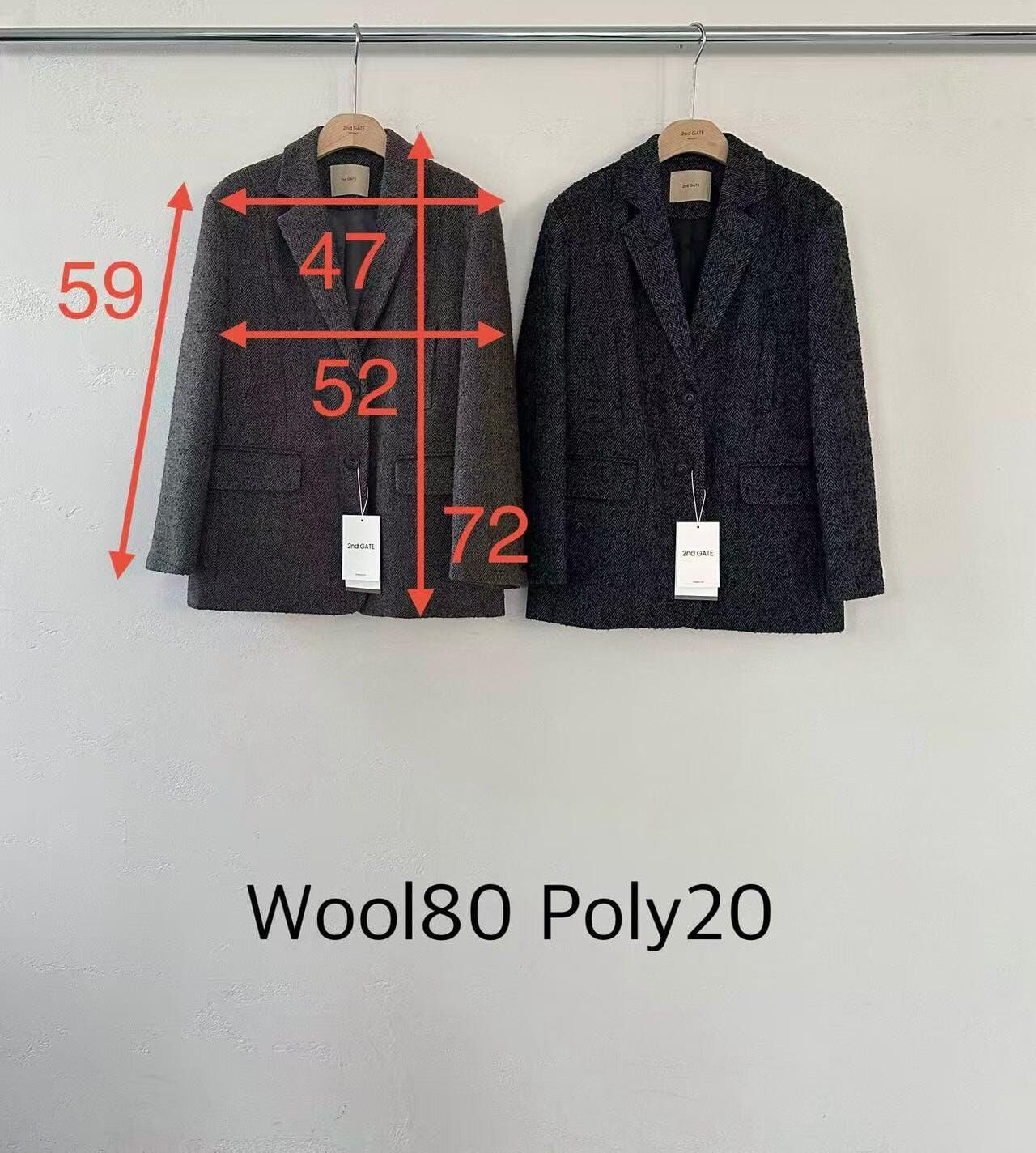 SG5230 羊毛西裝外套