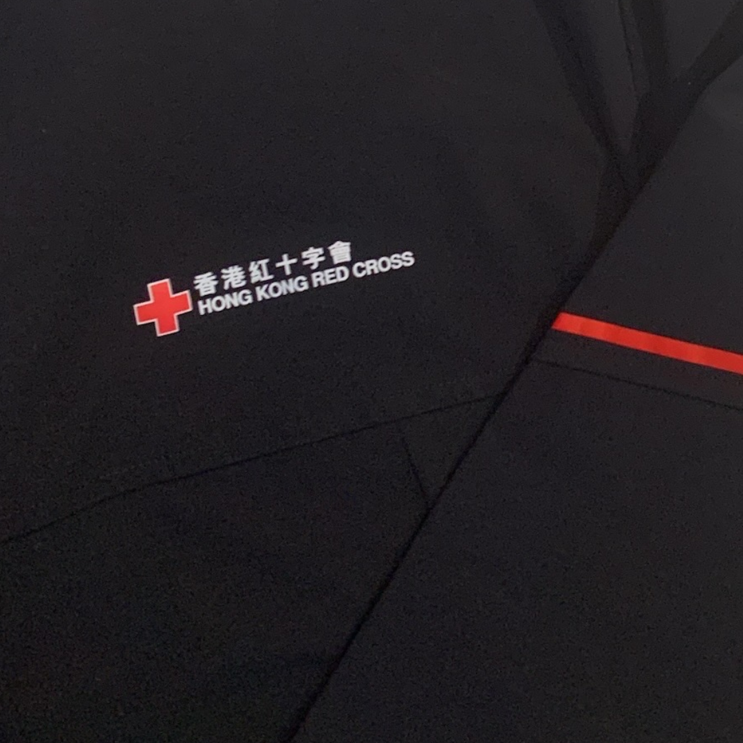香港紅十字會風褸 - 黑色