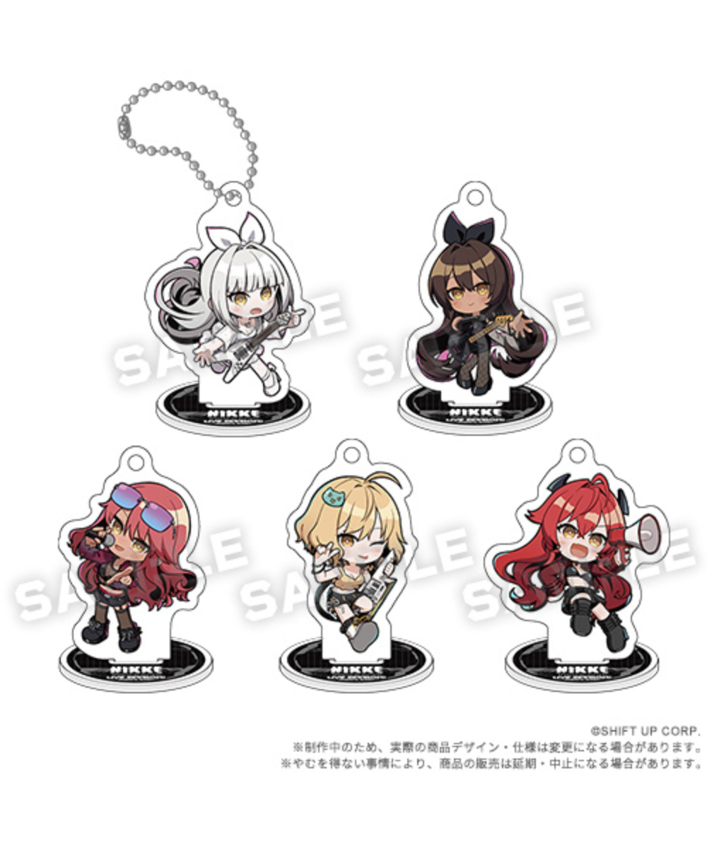 預購-勝利女神：妮姬 LIVE SESSION！～Massive Burst～　壓克力立牌鑰匙圈 PACK盲盒販售 隨機出貨 全5款【日本進口精品】