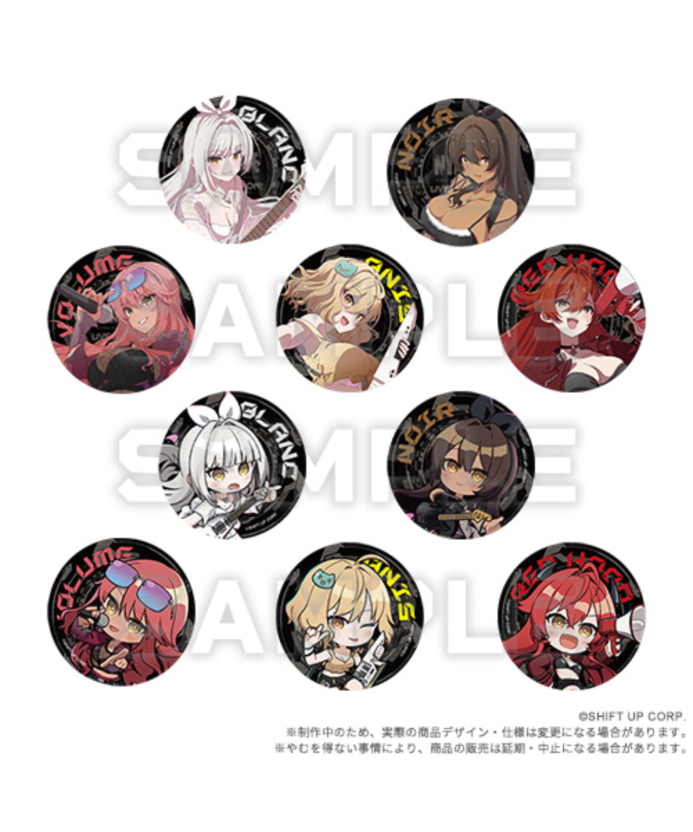 預購-勝利女神：妮姬 LIVE SESSION！～Massive Burst～　徽章 PACK盲盒販售 隨機出貨 全10款【日本進口精品】