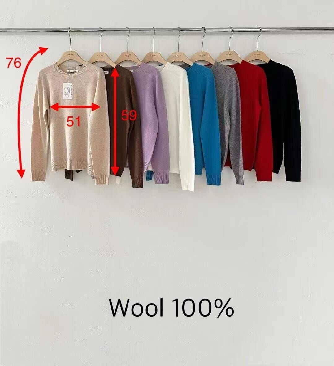 SG5238 羊毛長袖上衣