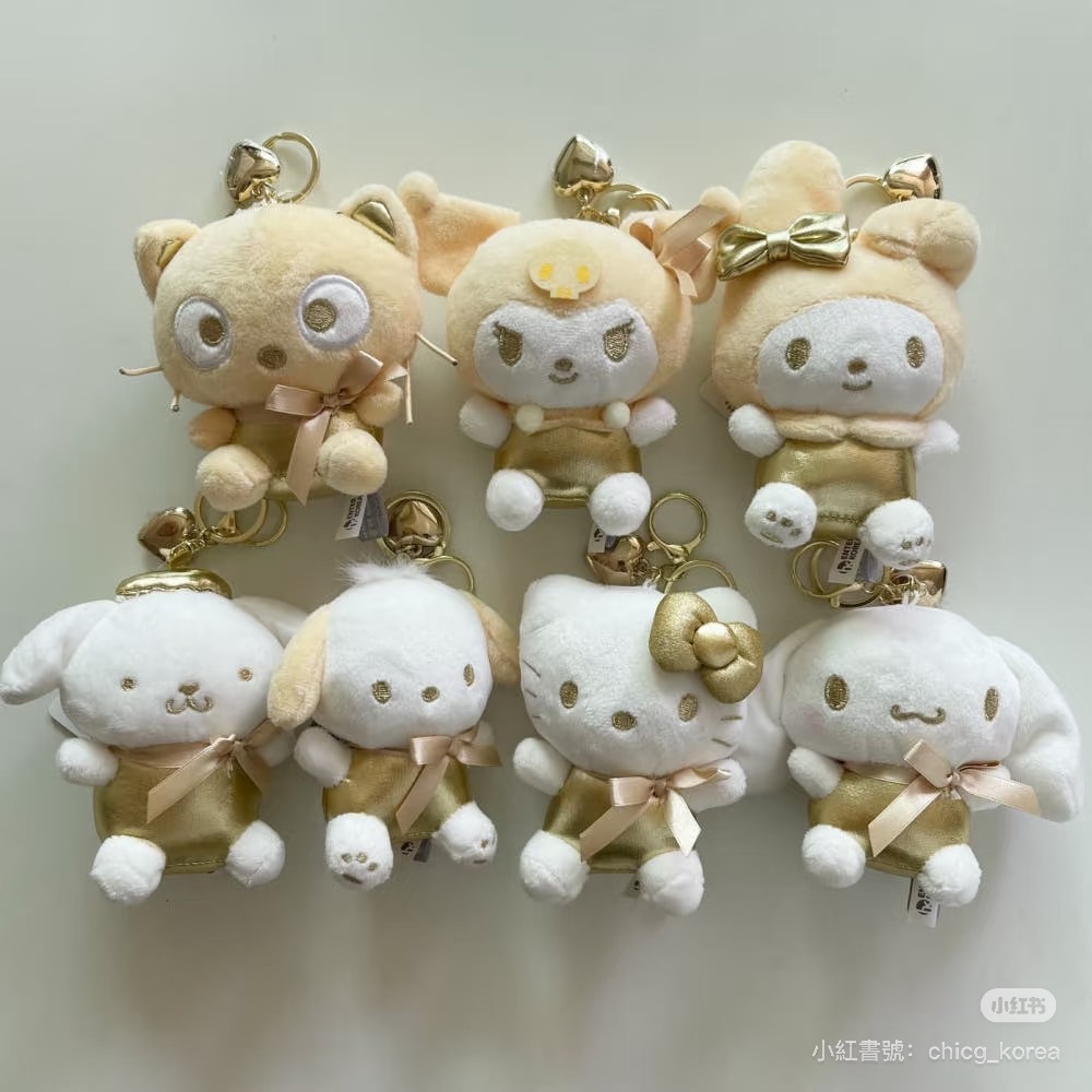 韓國三麗鷗金色系列吊飾