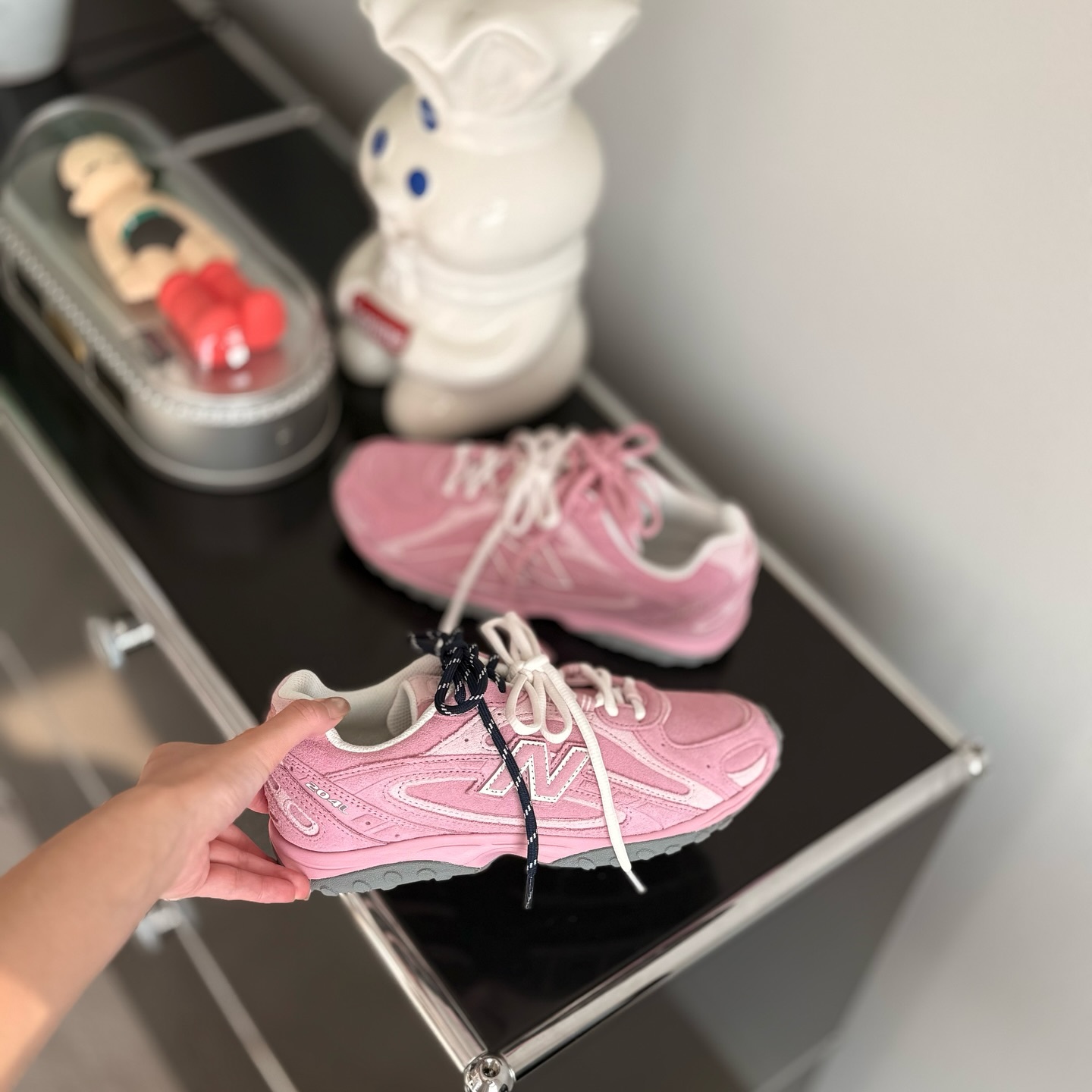 New Balance 204L 張員瑛同款 玫瑰粉 粉紅 粉色 miumiu 復古鞋 U204LMMD