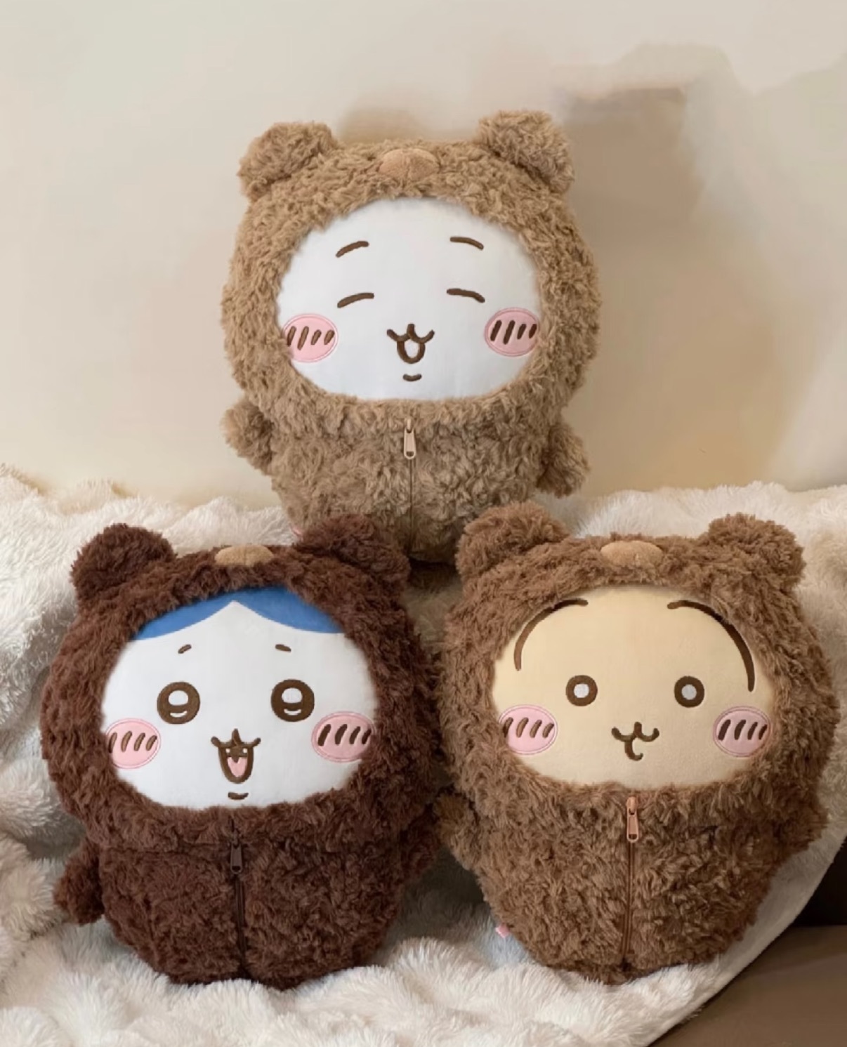 KTQ STORE ‧  MINISO x Chiikawa 吉伊卡哇 冬季系列 毛茸茸小熊公仔