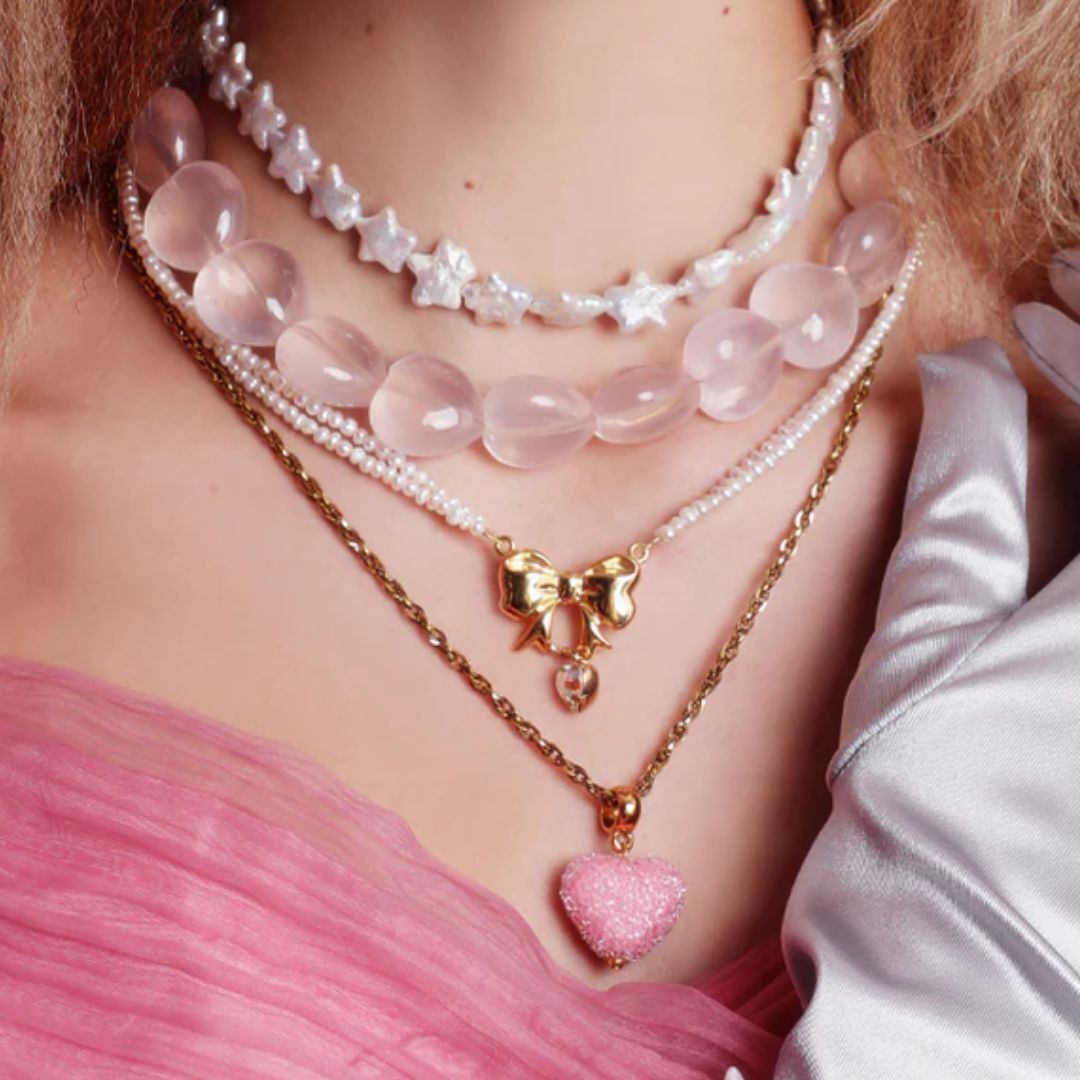 1MY1122-081 MAYOL 希臘全人手製飾品  Prom Queen Necklace #N45 (A-K11-E)