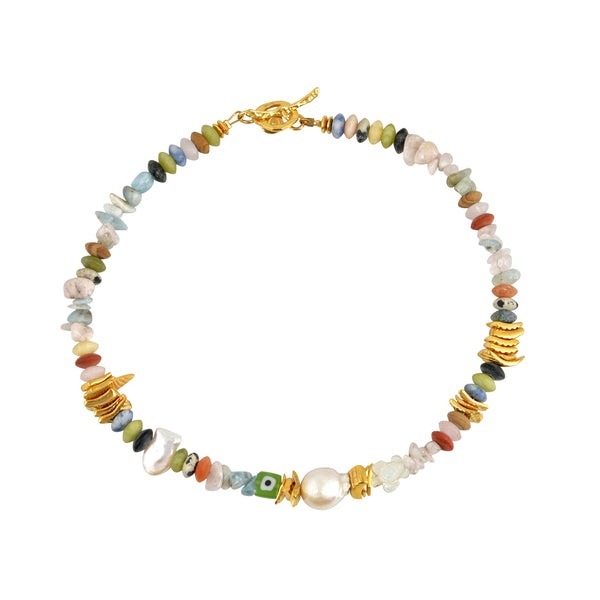 1MY1122-031 MAYOL 希臘全人手製飾品 Catch A Wave Choker #N60 (A-K11-E)