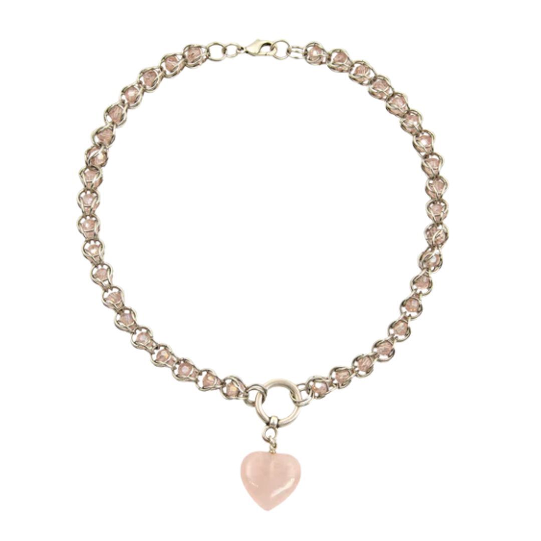 1MY1122-080 MAYOL 希臘全人手製飾品 Blush and Bashful Necklace Pink (A-K11-E)