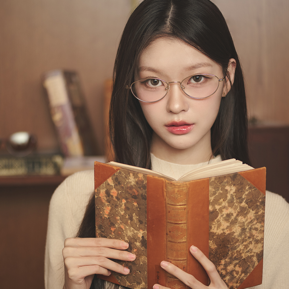 【CARIN】VIVI R C4 橢圓框光學眼鏡♣(金)