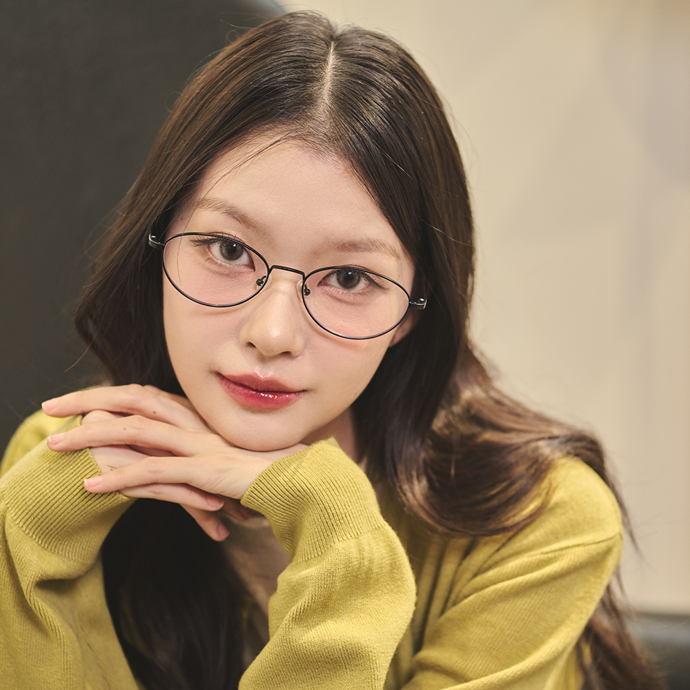 【CARIN】VIVI R C1 橢圓框光學眼鏡♣(黑)