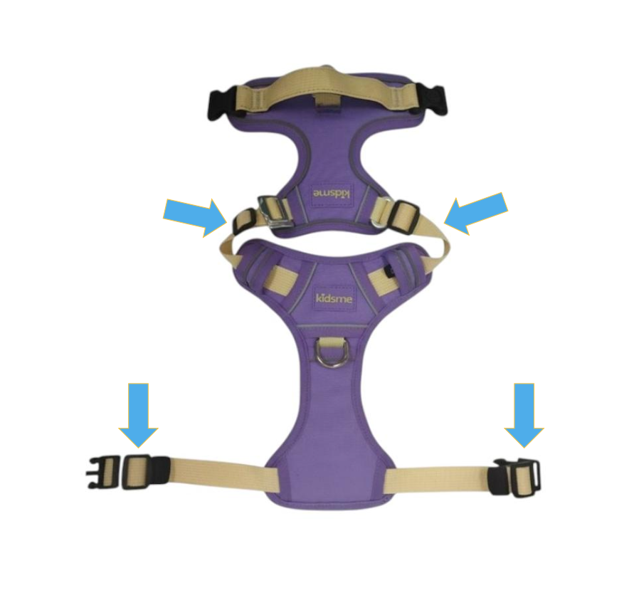 1119KM53 -KIDSME-石墨烯竉物帶 XS, S, M (紫色) (卡其色) (A53)