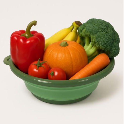 1119KM54 -KIDSME-石墨烯多功能摺疊盆 中/大 (綠色) (淺紫色) (A54)