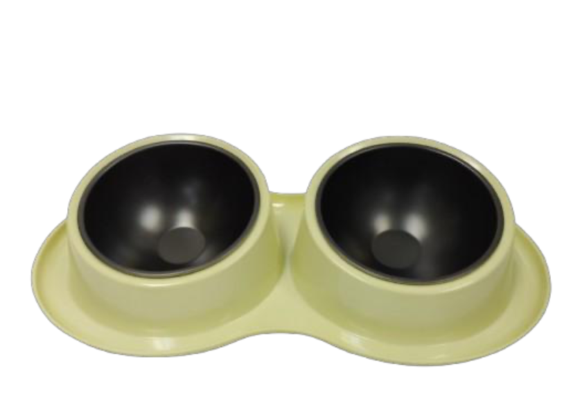 1119KM56 -KIDSME-石墨烯寵物餐盤 (黃色) (紫色) (A56)