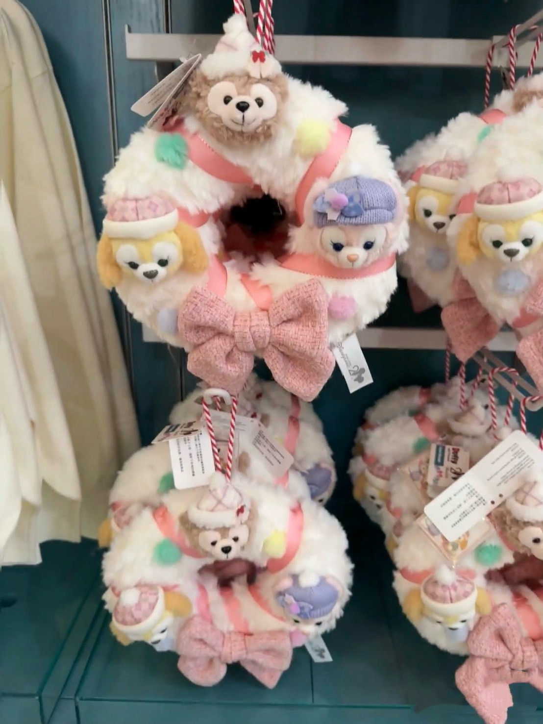 【預購】香港迪士尼代購 Disney 2025 聖誕限定 聖誕花圈 花環 達菲 玲娜貝兒 餅乾狗