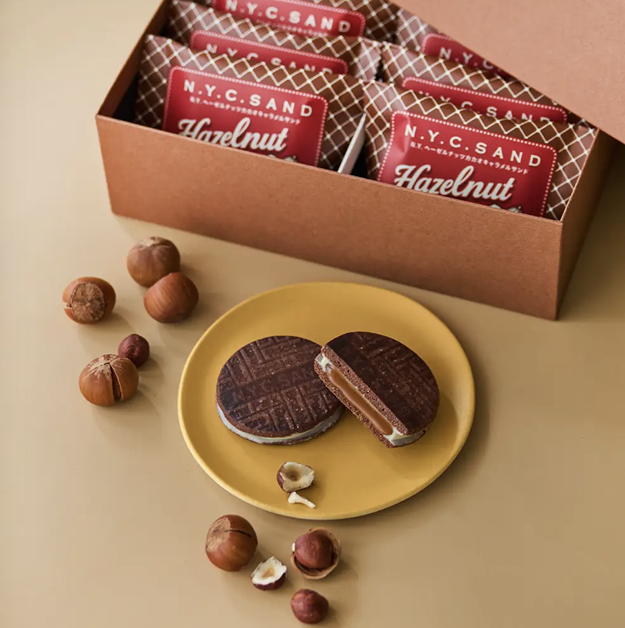 N.Y.C. Sand｜榛果朱古力焦糖三明治