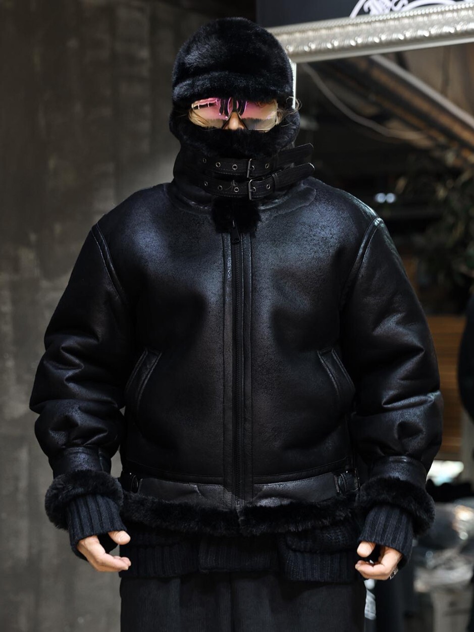 古著紋理野馬夾克