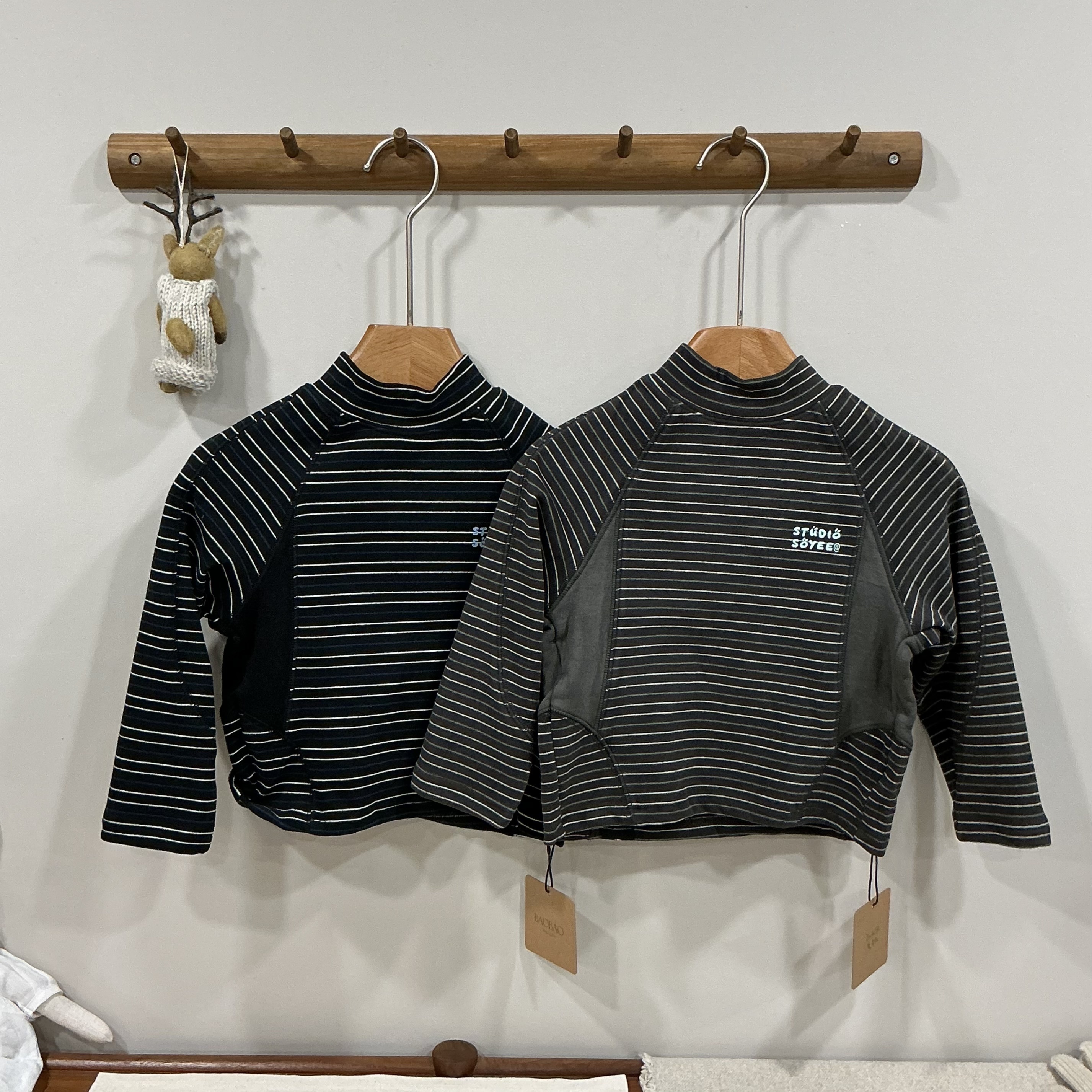 A03494設計師品牌條紋內搭