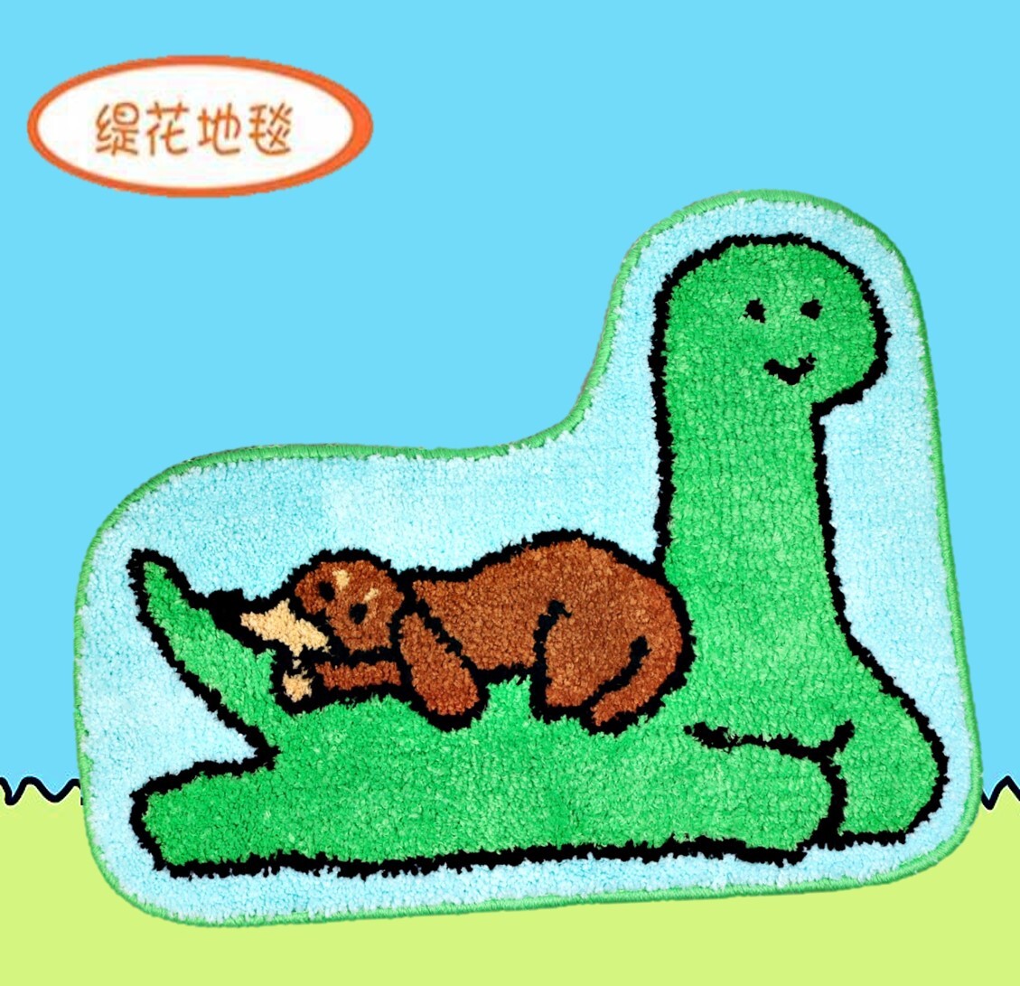 JOGUMAN 療癒系恐龍|地毯 | 緹花地墊