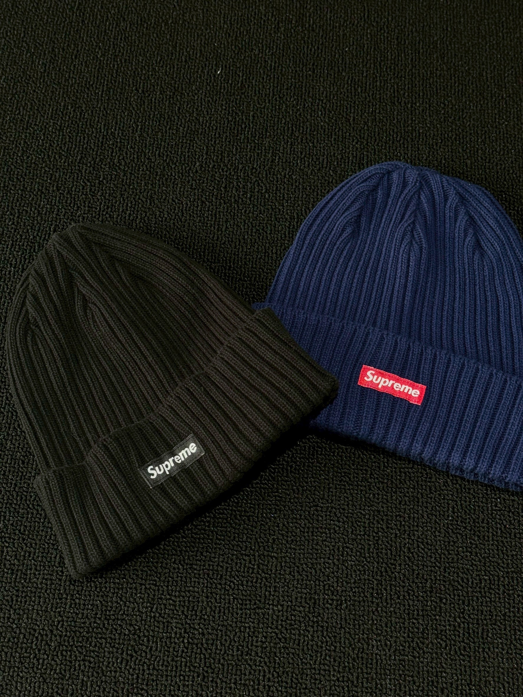 SUPREME OVERDYE BEANIE BOX LOGO 小標 針織毛帽