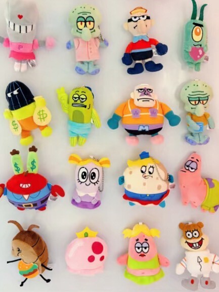 SpongeBob SquarePants Bikini Bottom Day Trip Series Plush Patch Bag Blind Box