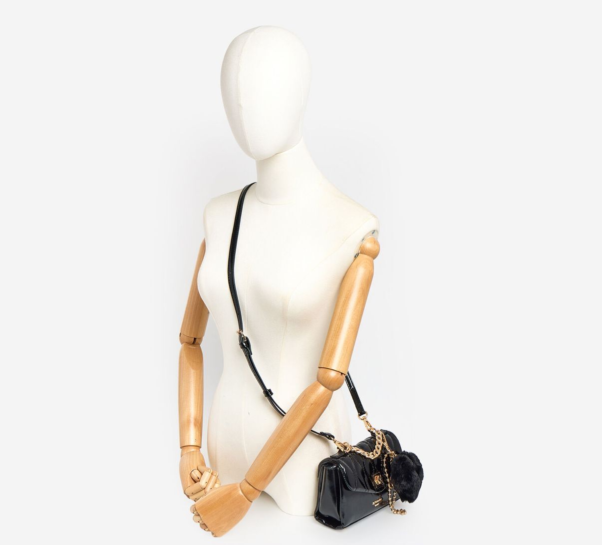 英國代購 (獨立訂單)-DUNE LONDON  Black Dadford Cross Body&nbsp;Bag