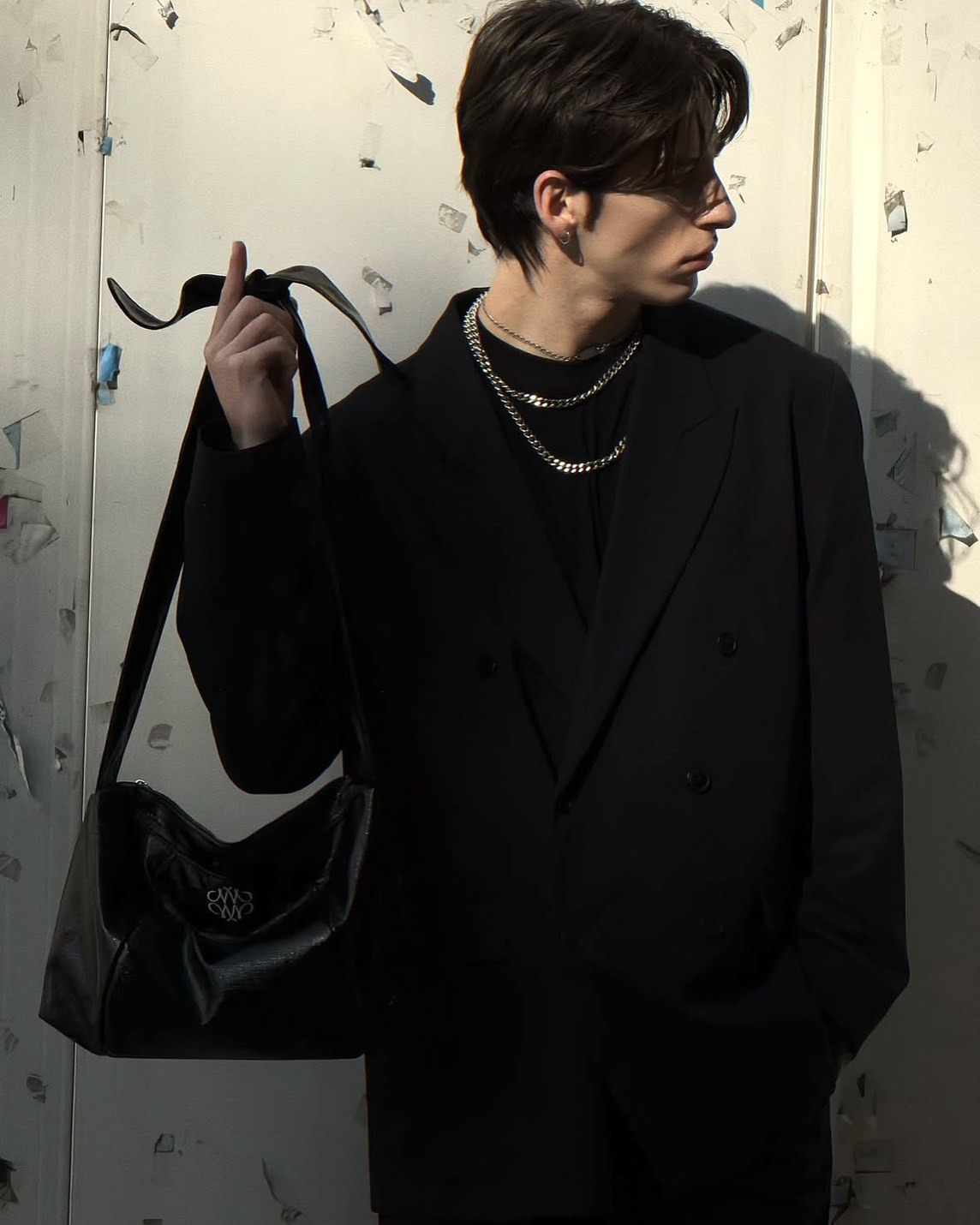 <黑五折扣>Nick & Nicole Square Shoulder Bag 肩背包 斜背包 大容量 扭結包