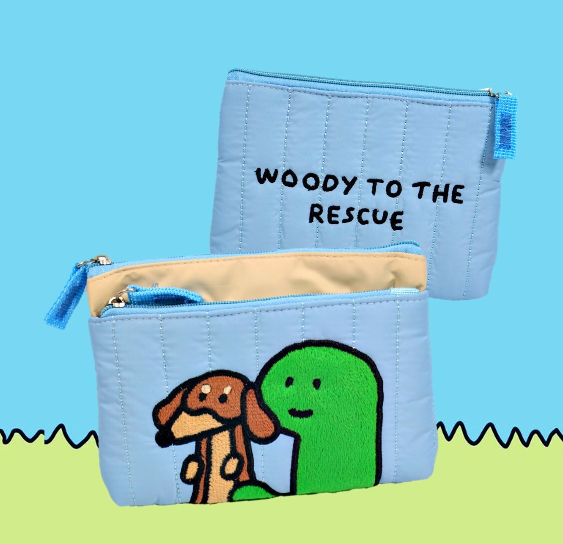 JOGUMAN 療癒系恐龍|多用散纸包 化妝包