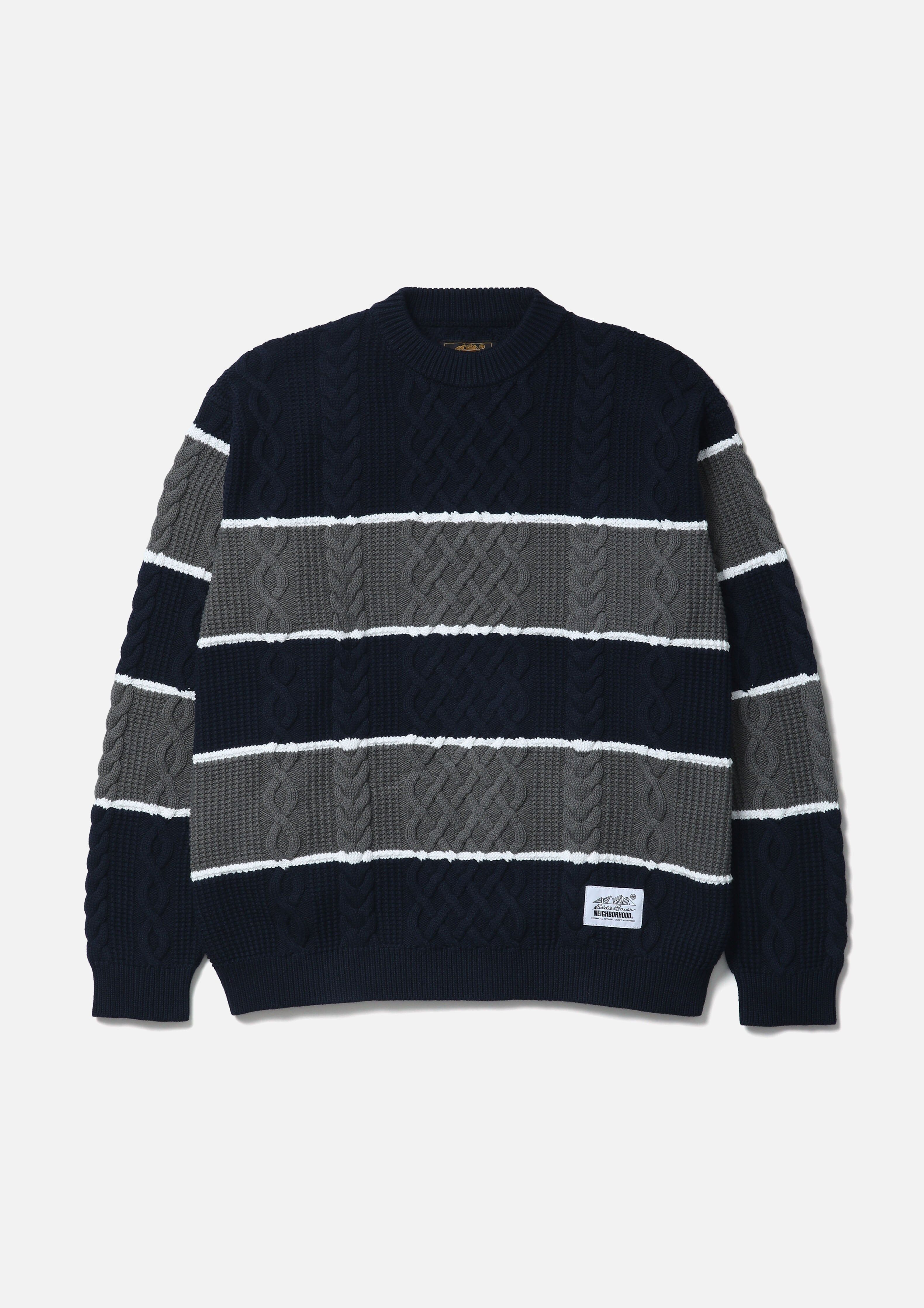 『代購商品』2025AW NEIGHBORHOOD NBHD NH X EDDIE BAUER . BORDER CABLE KNIT 針織衫 252ZMEBN-KNM01