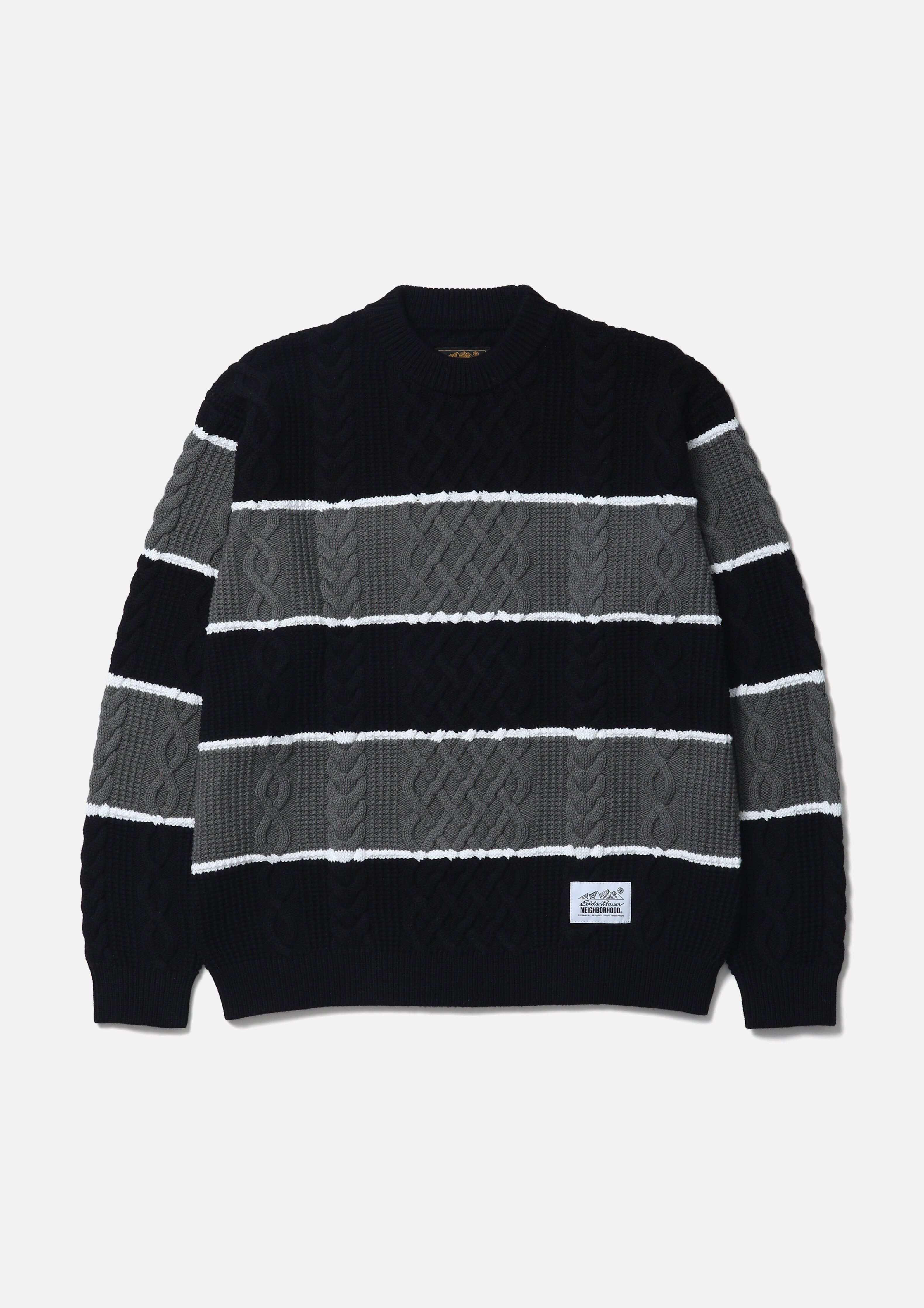 『代購商品』2025AW NEIGHBORHOOD NBHD NH X EDDIE BAUER . BORDER CABLE KNIT 針織衫 252ZMEBN-KNM01