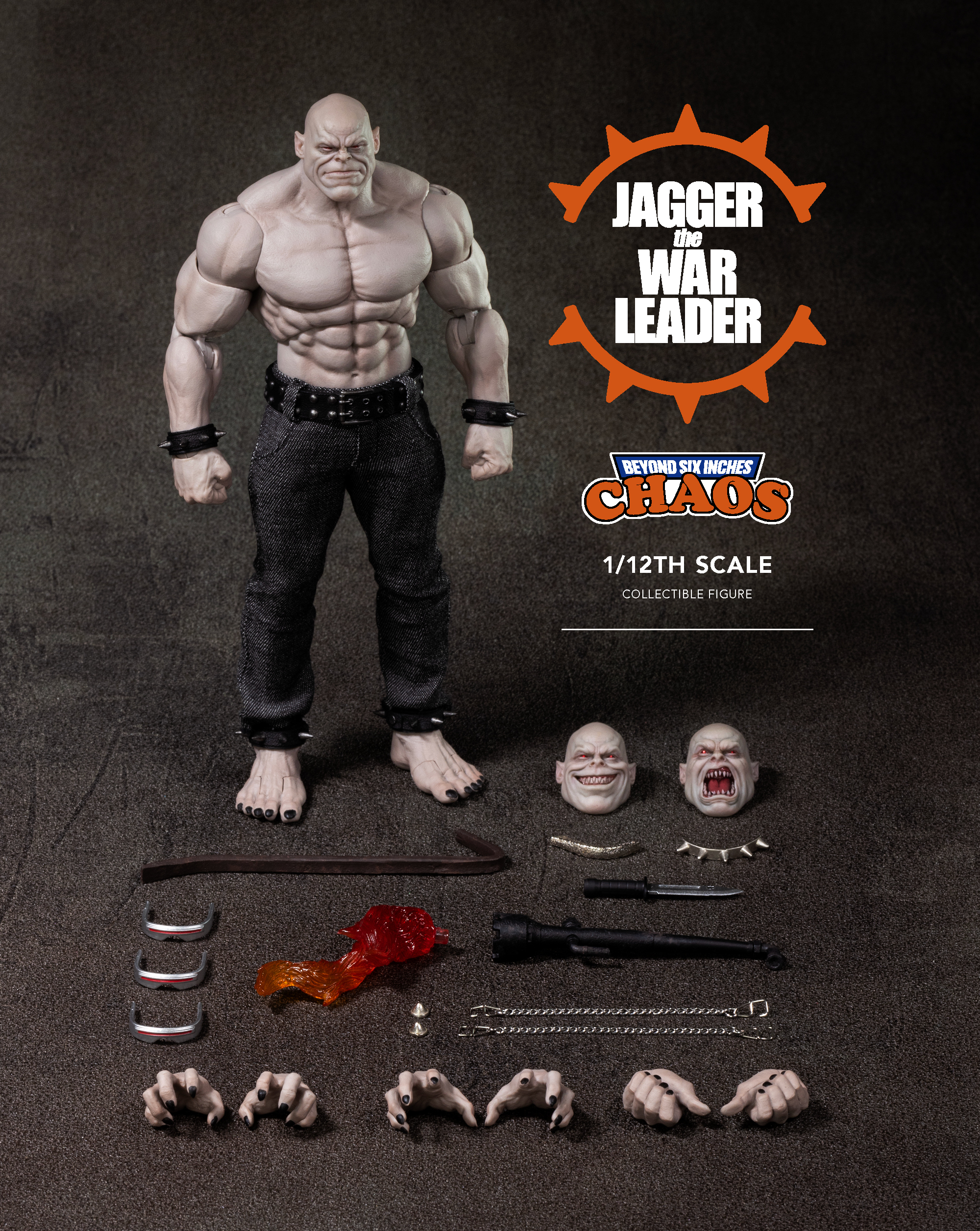 CHAOS 1/12 ウォーリーダー ジャガー 未開封新品 CHAOS-003 CHAOS - 1/12 JAGGER the WAR-LEADER Action Figure(CHAOS-