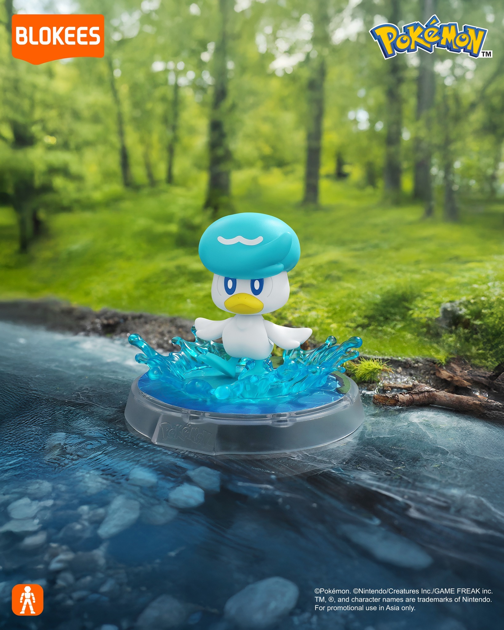 Blokees [經典版] 寶可夢 - 潤水鴨