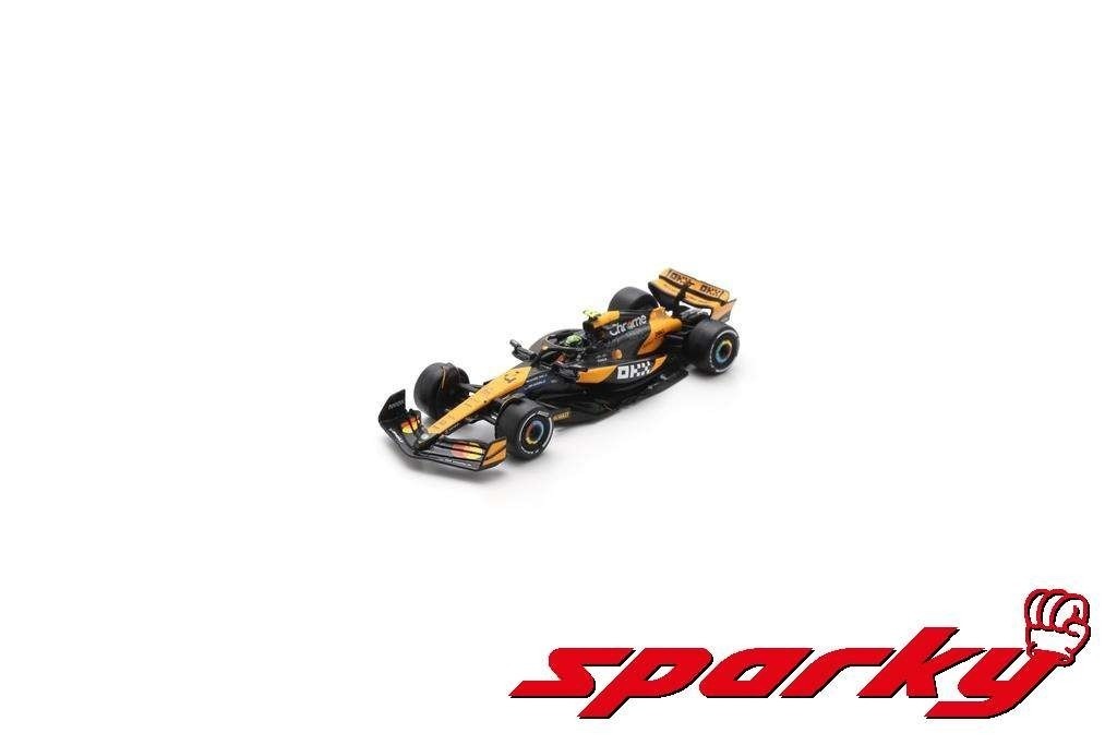 Sparky 1/64 麥拿倫 McLaren MCL38 4號 2024年阿布扎比大獎賽冠軍 蘭度·諾里斯 #Y416