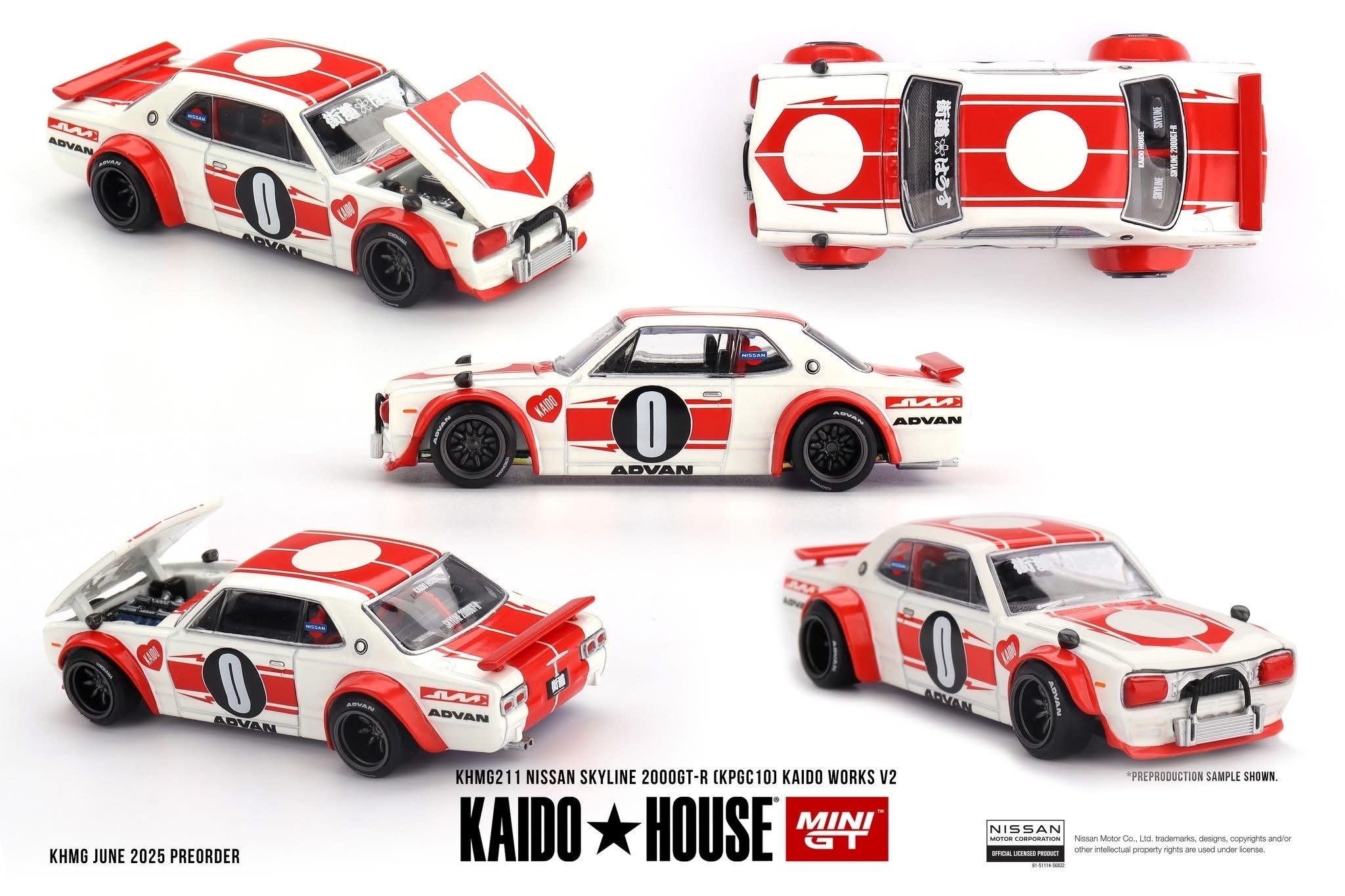 Kaido House X Mini GT 日產 Nissan Skyline 2000GT-R (KPGC10) Kaido Works V2