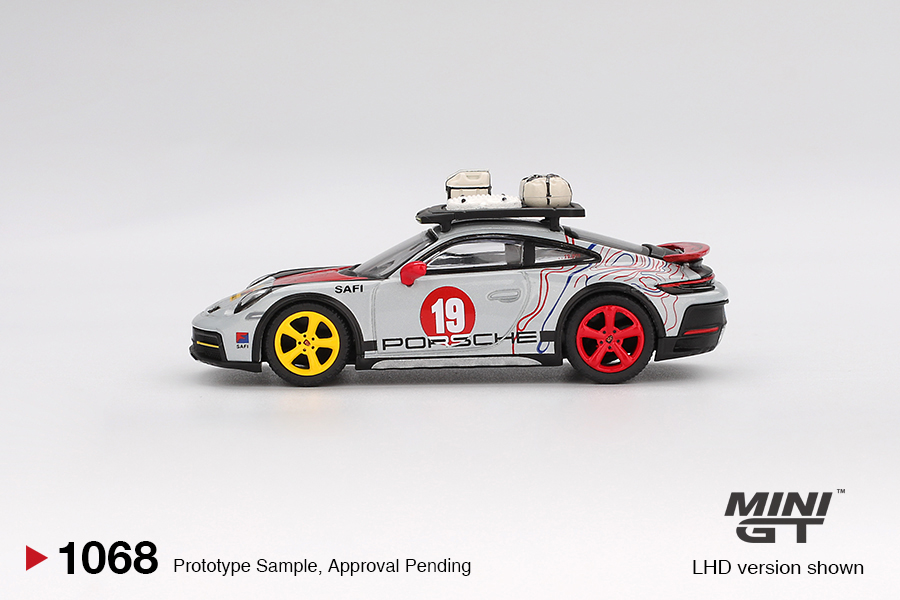 MINI GT 1/64 #1068 保時捷 Porsche 911 Dakar "Uncle Rally" 合金模型車