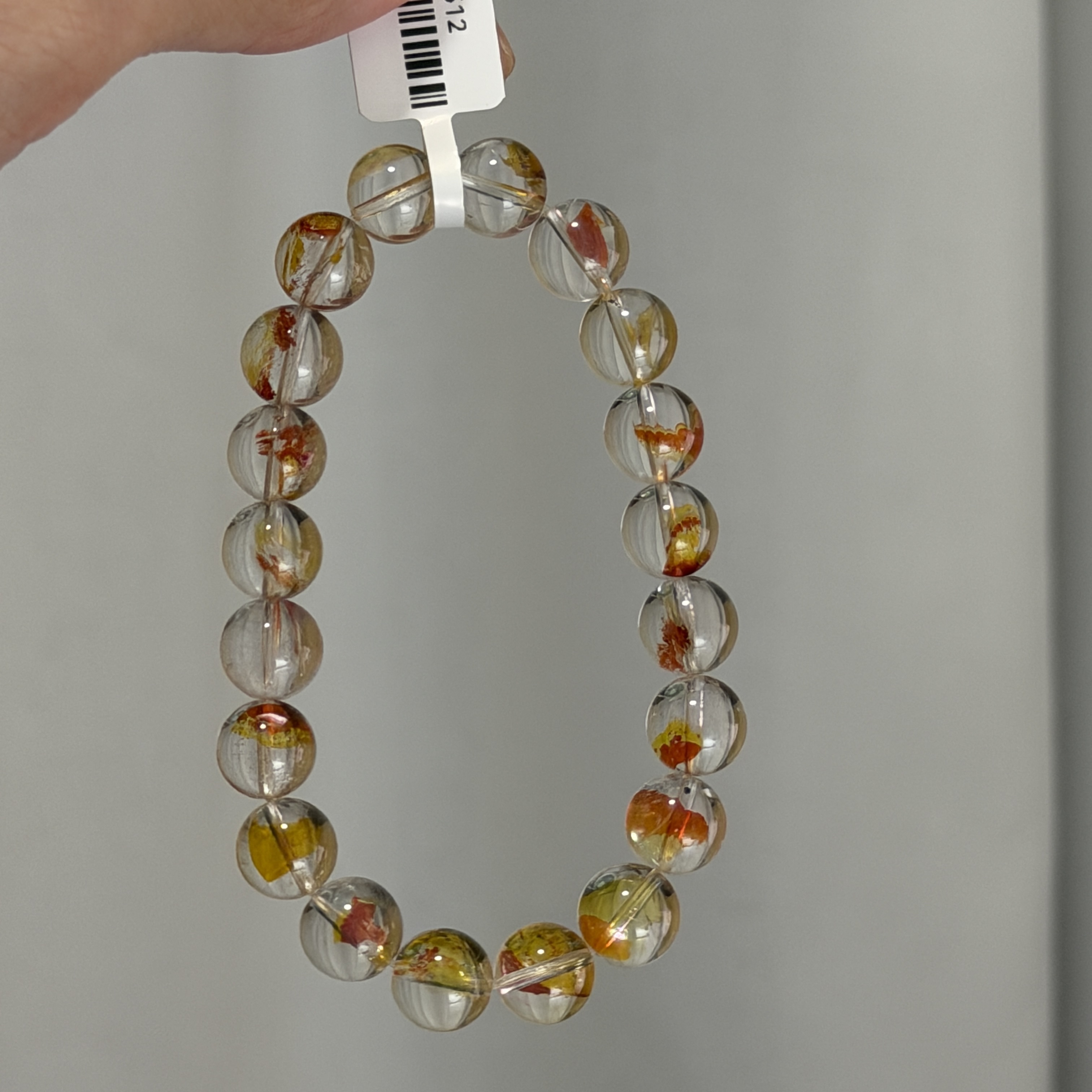 高級數錦鯉膠花 約10mm H1512