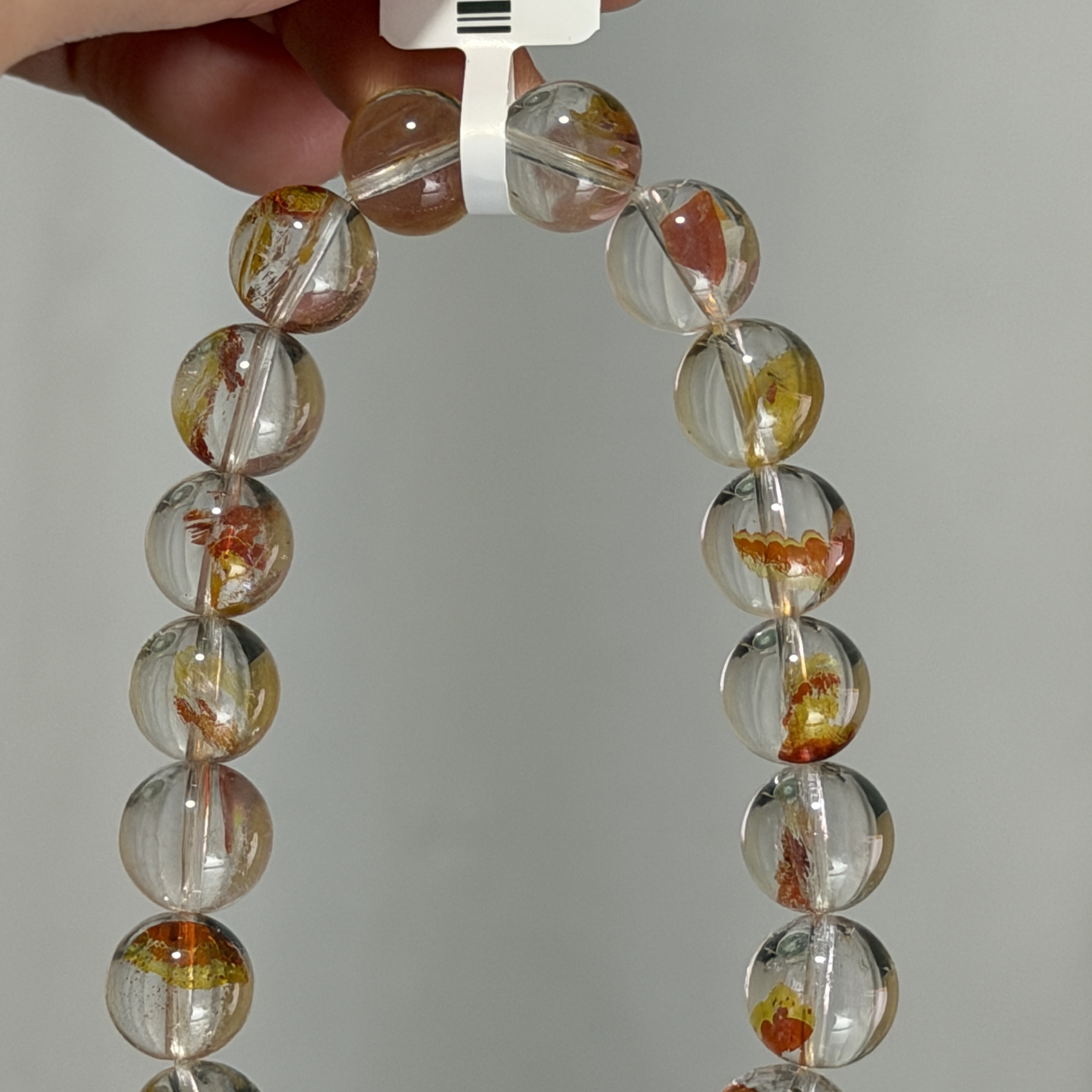 高級數錦鯉膠花 約10mm H1512