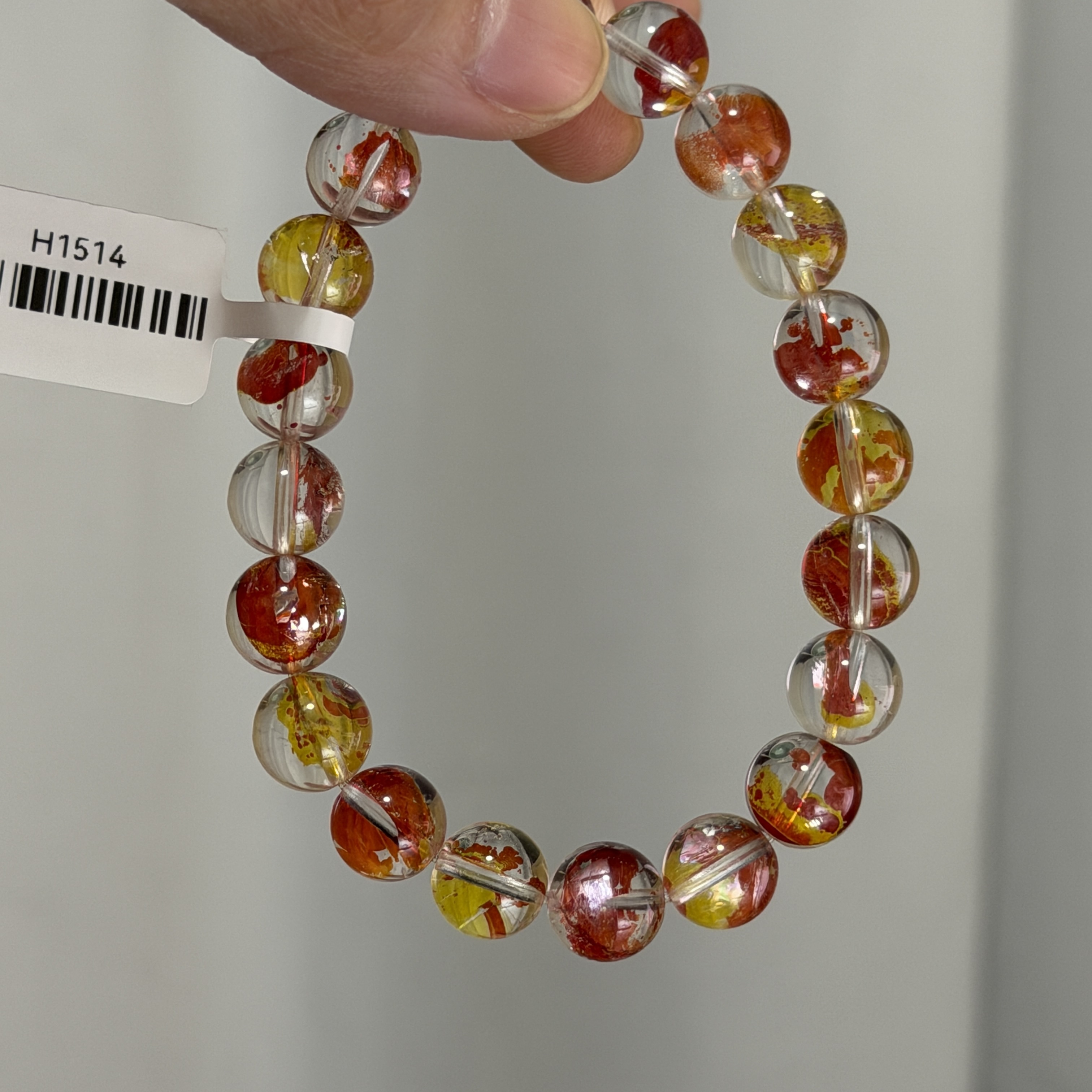 頂級錦鯉膠花 9.5+mm H1514