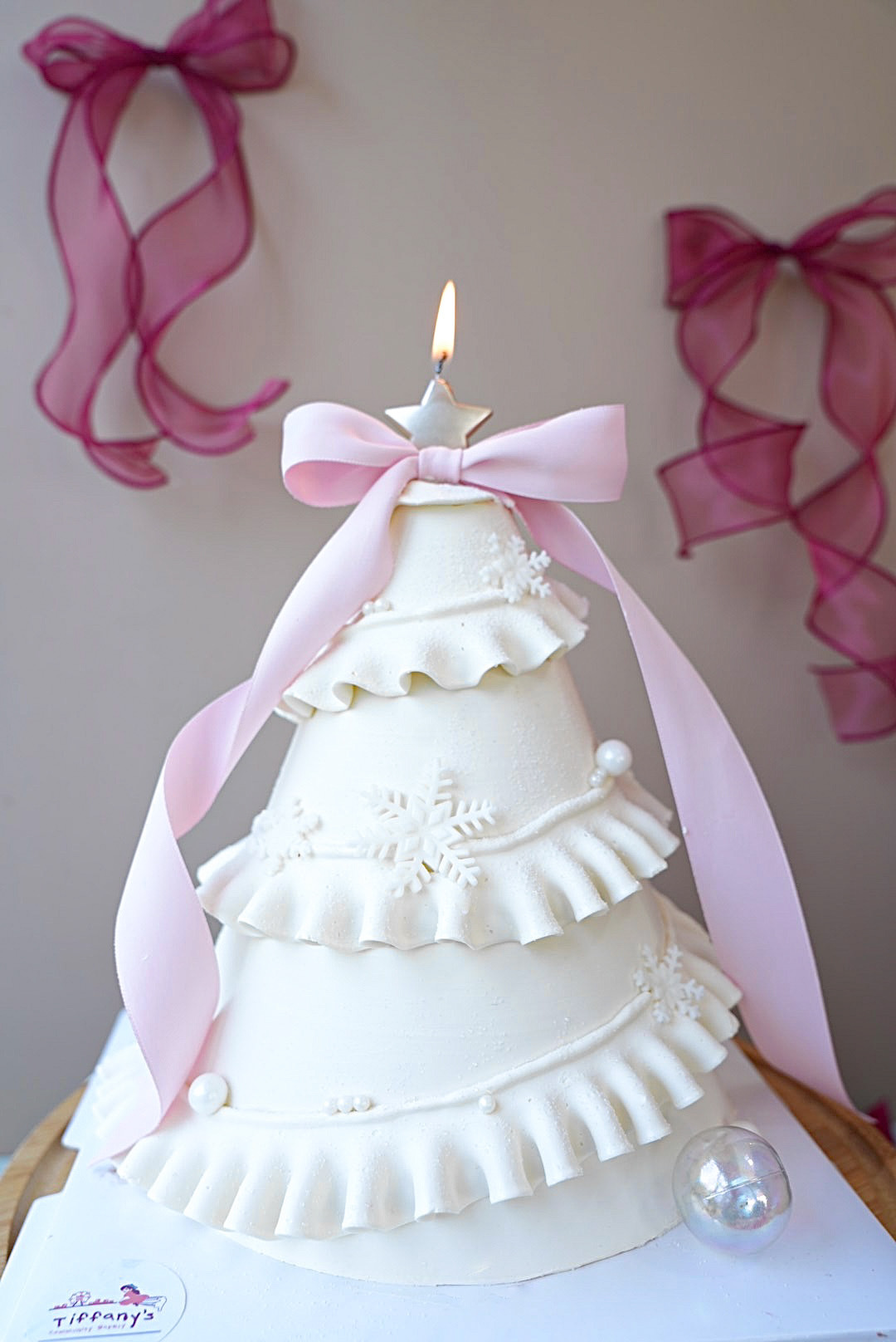 🎄 朱古力草莓布甸聖誕樹蛋糕