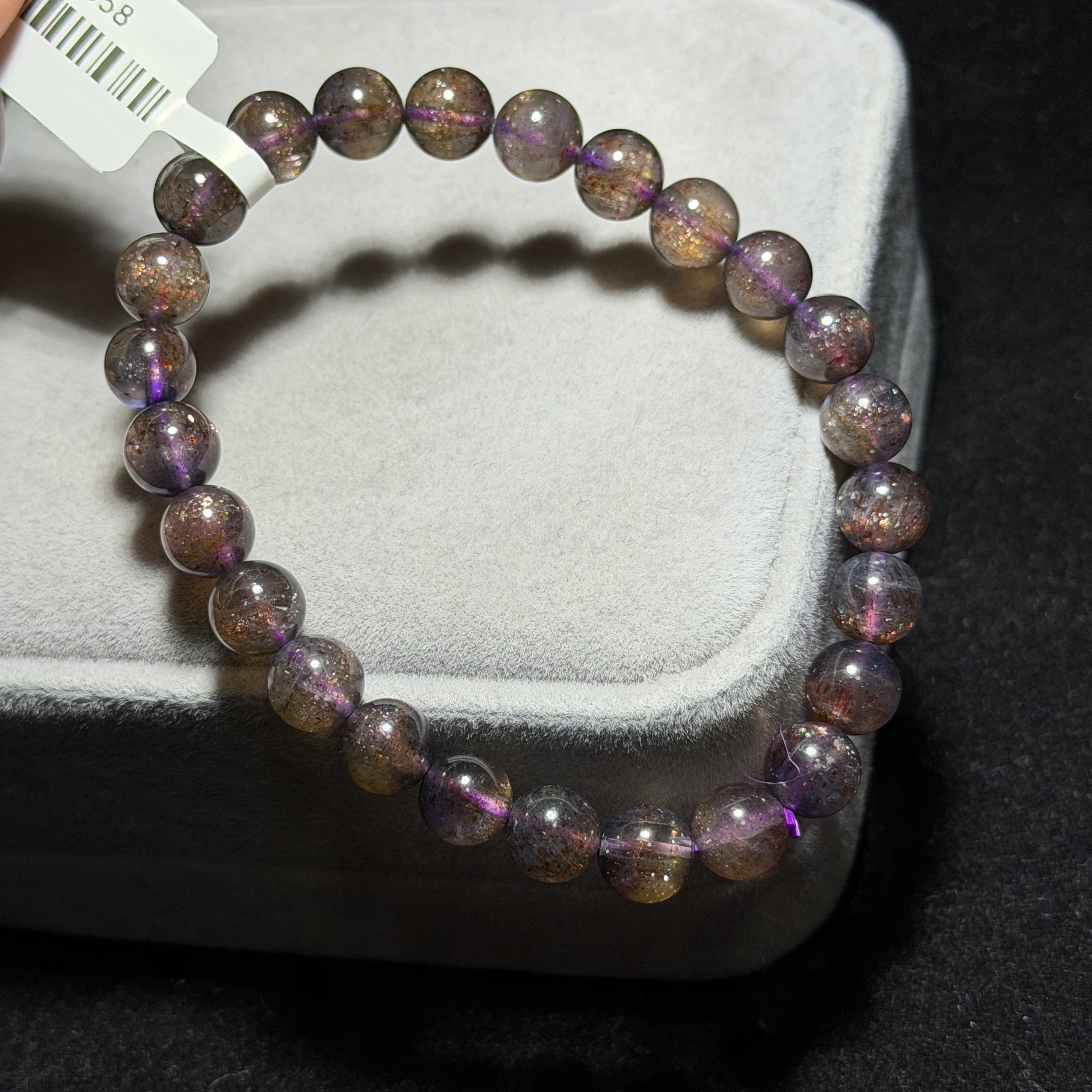 高級數血滴堇青石 約7.8mm CR1558