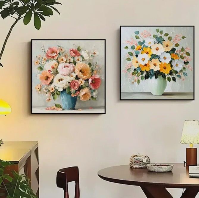 油畫- 繁花似錦