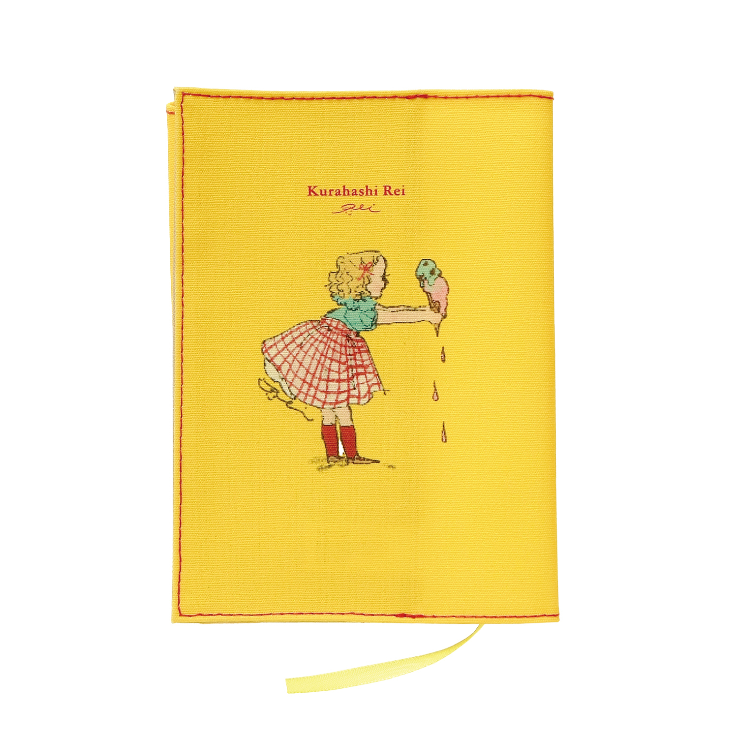 冰淇淋與女孩 A6 布書衣 書套｜日本Kurahashirei