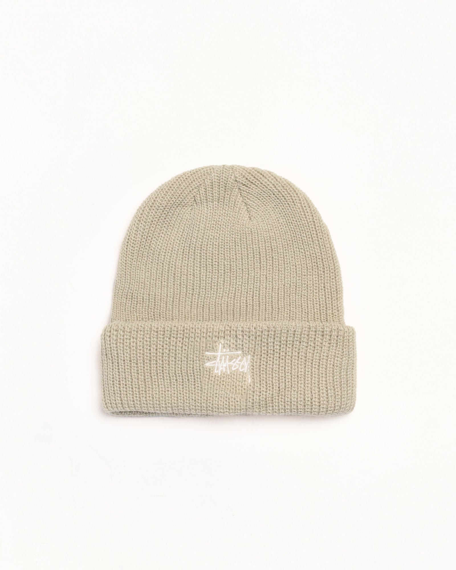 STUSSY CUFF BEANIE BASIC  BLACK TAN兩色