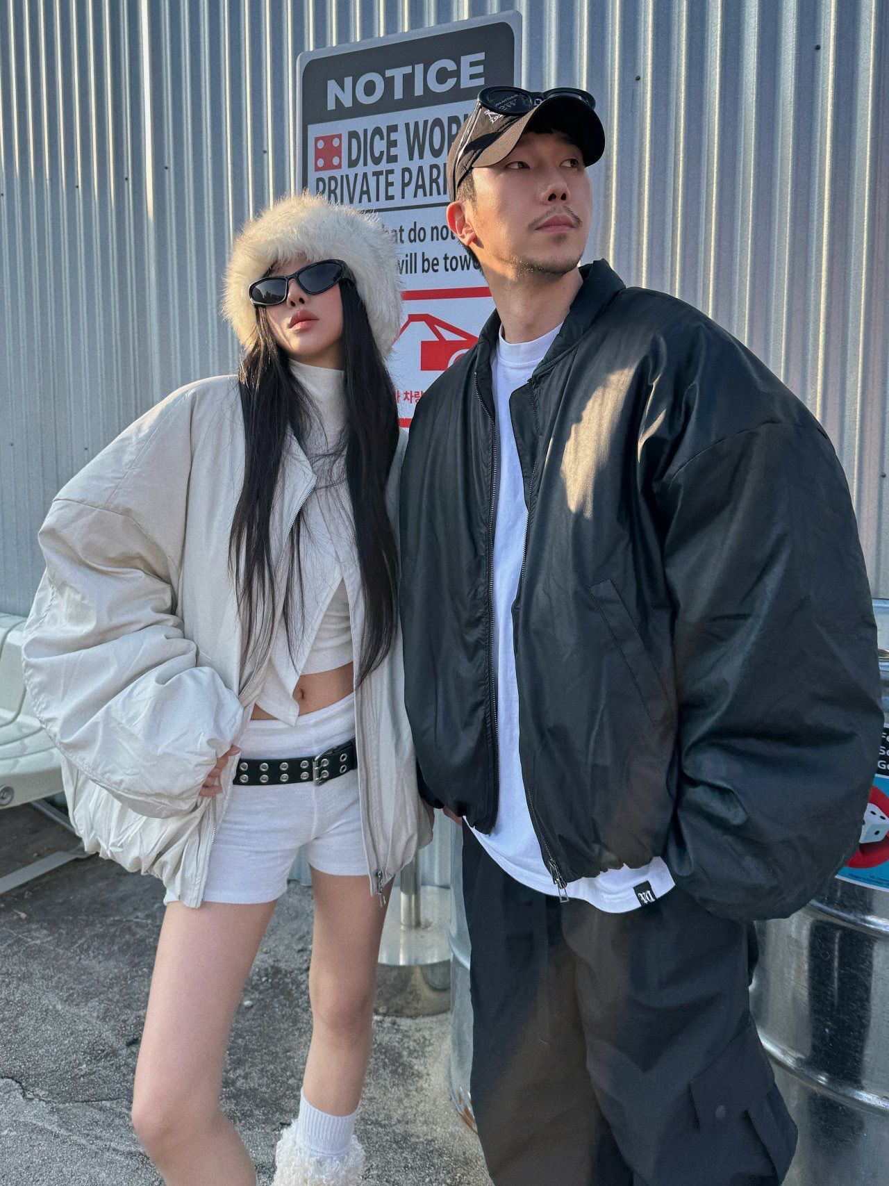 淨色拉鍊外套(夾棉) P8H-165JK