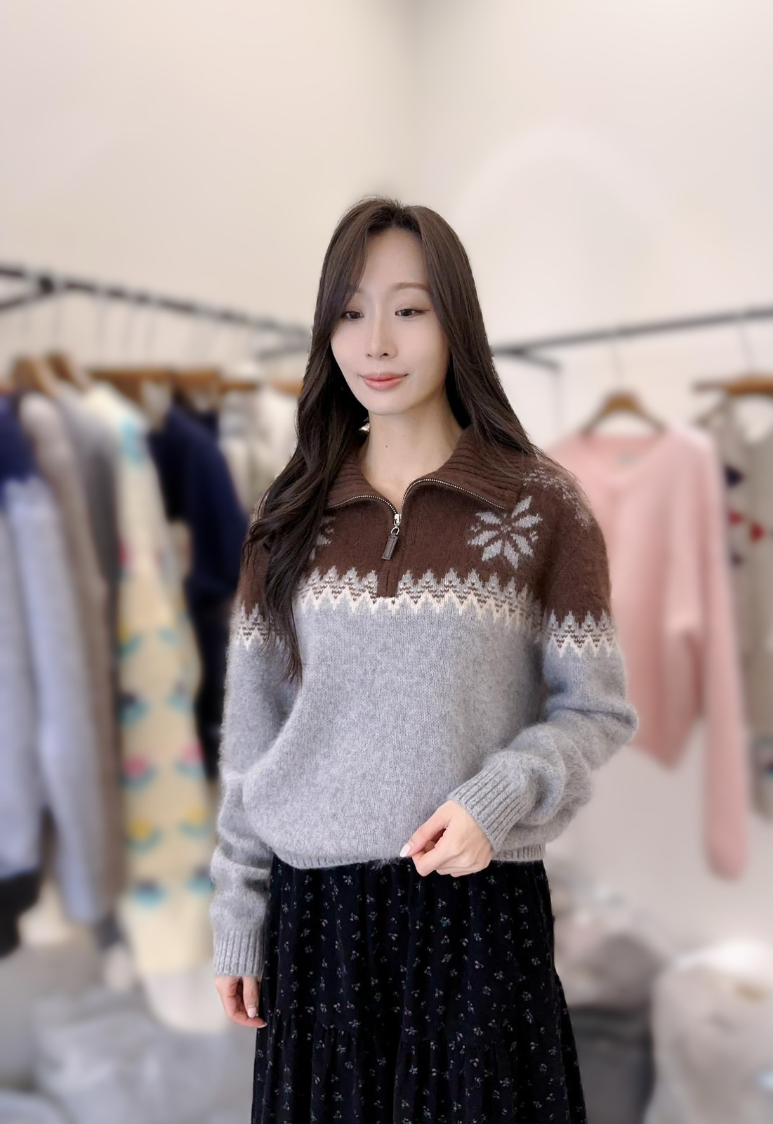 SR13 Cashmere10% 羊毛90% 胸 50-68 長26 $629