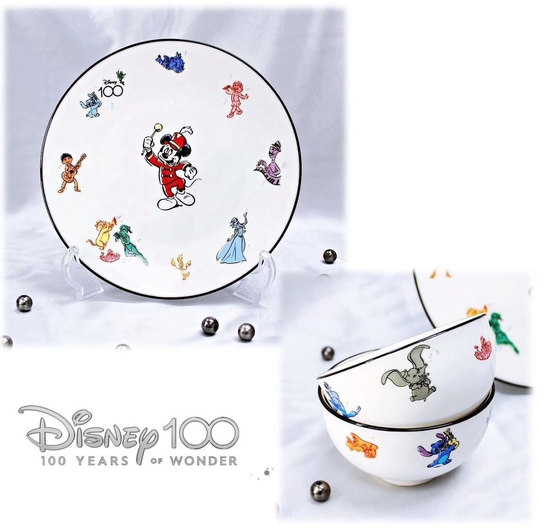 迪士尼米奇 - 3P 陶瓷廚具禮盒套裝(碗,碟)