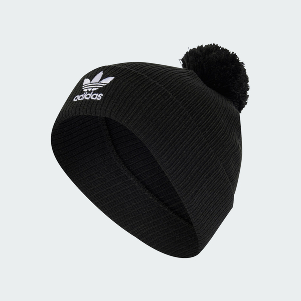 Adidas 愛迪達 Pom Beanie IY5516 男女 毛帽 針織帽 保暖 舒適 黑 白