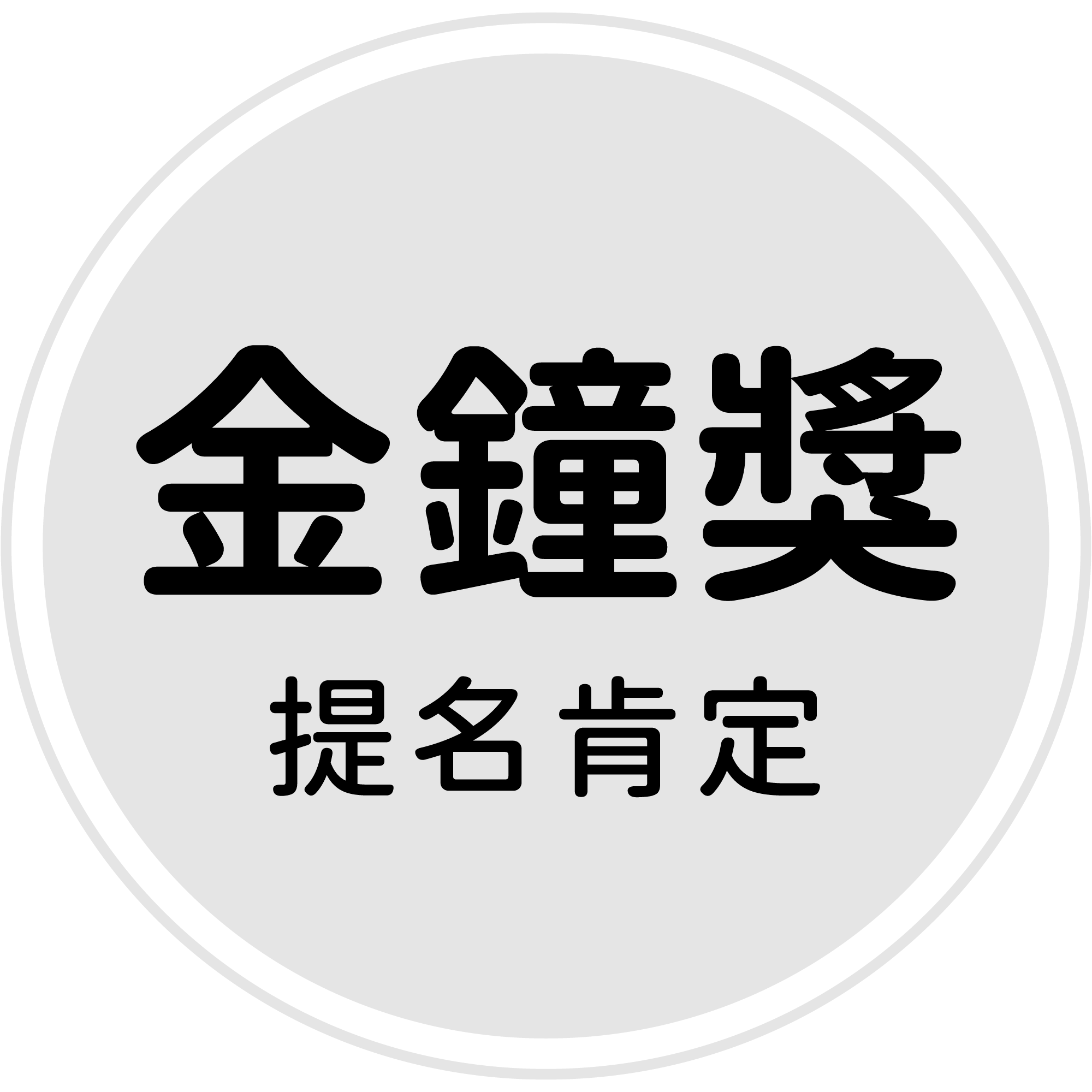 金鐘獎提名肯定