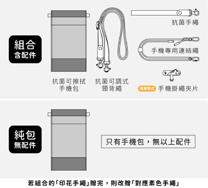 組合含配件/純包無配件
