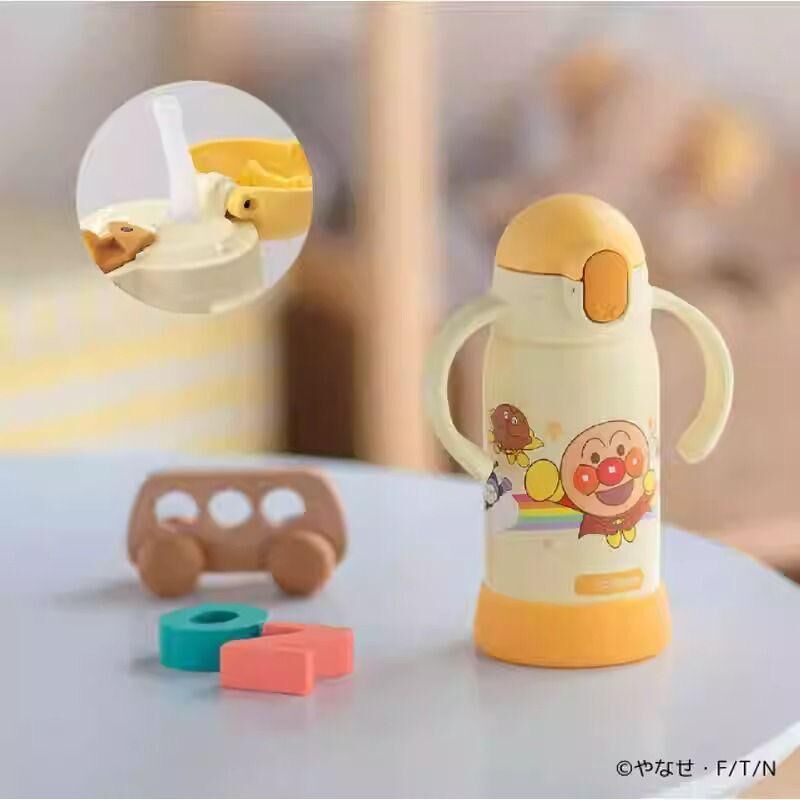 象印 麵包超人吸管保溫杯320ml