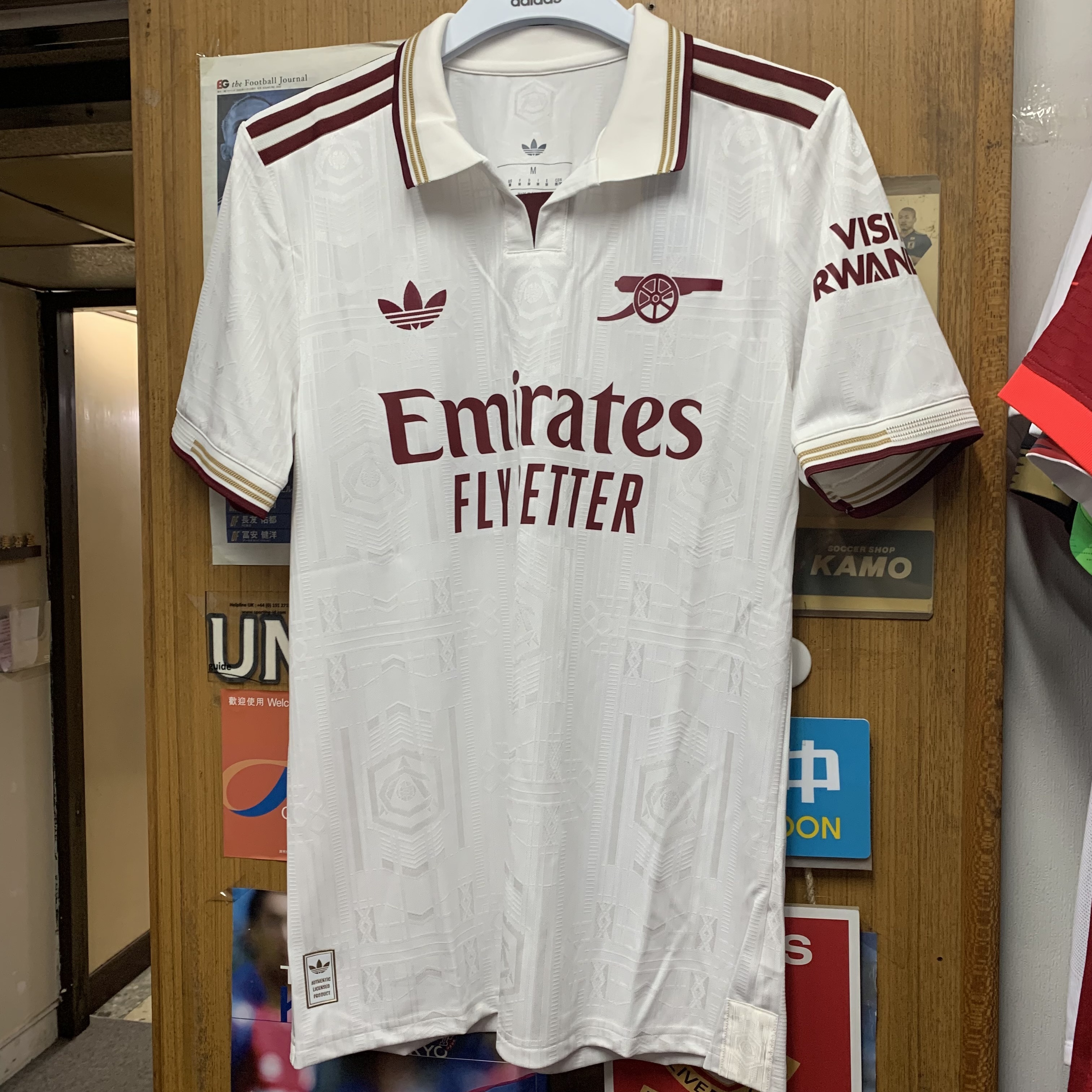 2025 Arsenal Authentic Third Away Shirt with EPL Nameset & Patch